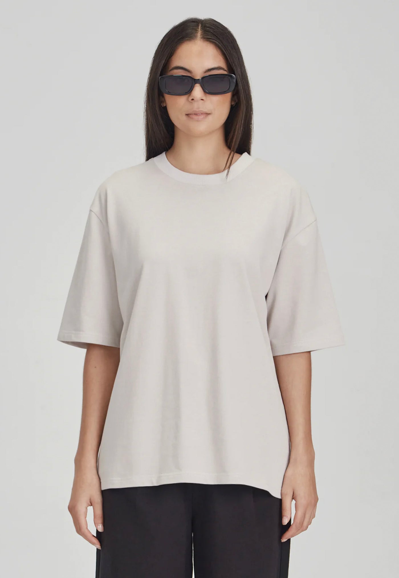 Heavy Longline Tee - Pumice sold by Angel Divine