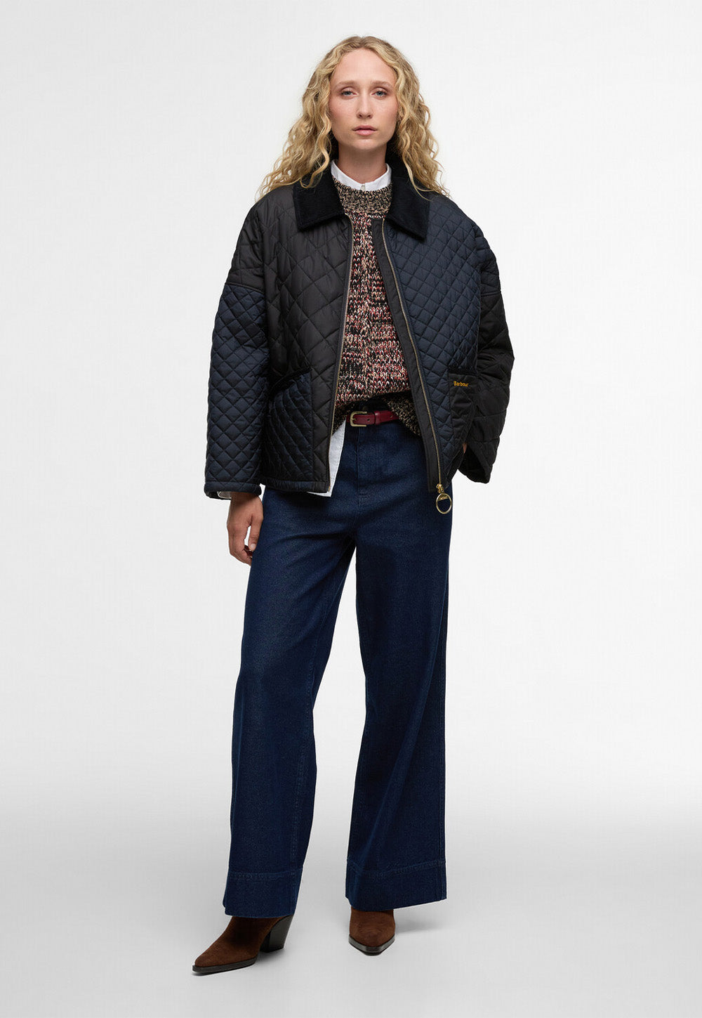 Danby Quilted Jacket - Dark Navy/Black/Dress Tartan