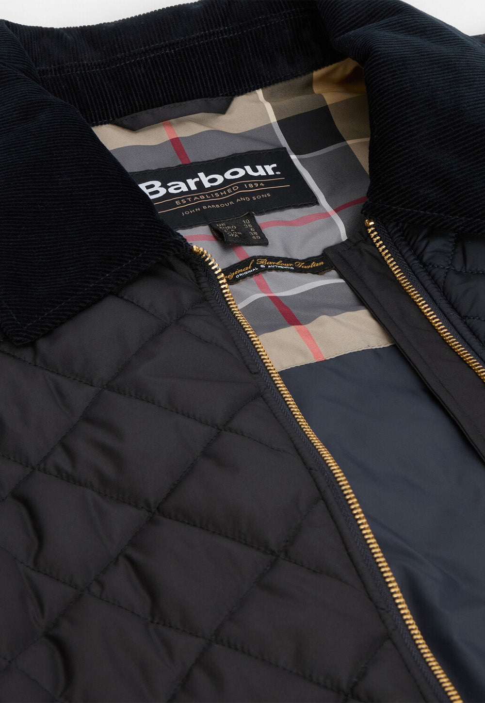 Danby Quilted Jacket - Dark Navy/Black/Dress Tartan