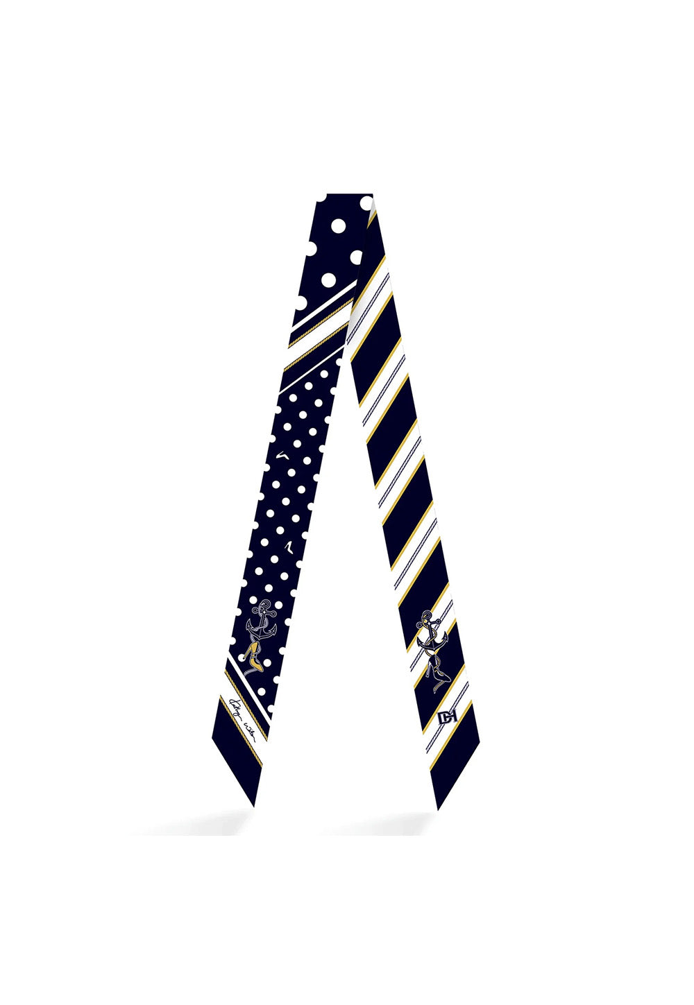 The DH x KW Amalfi Silk Twilly