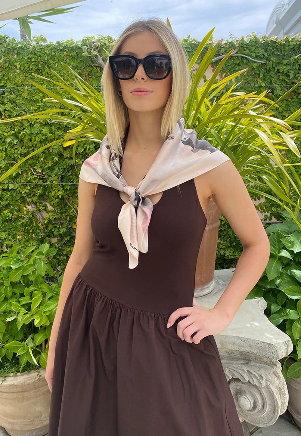 The DH X Joel Hart Form Silk Scarf