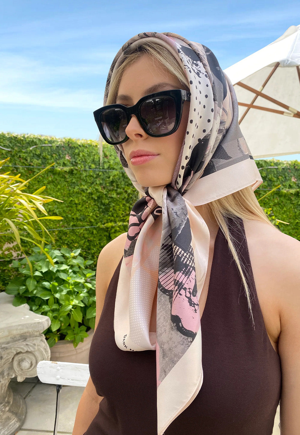 The DH X Joel Hart Form Silk Scarf