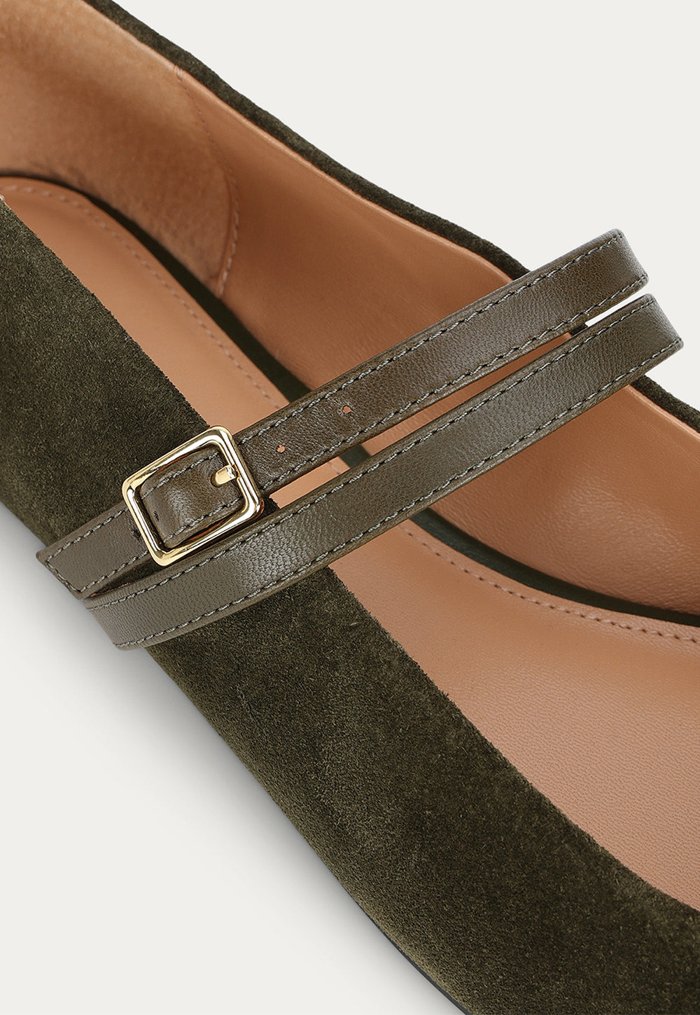 Diomedes Flat - Kale Suede
