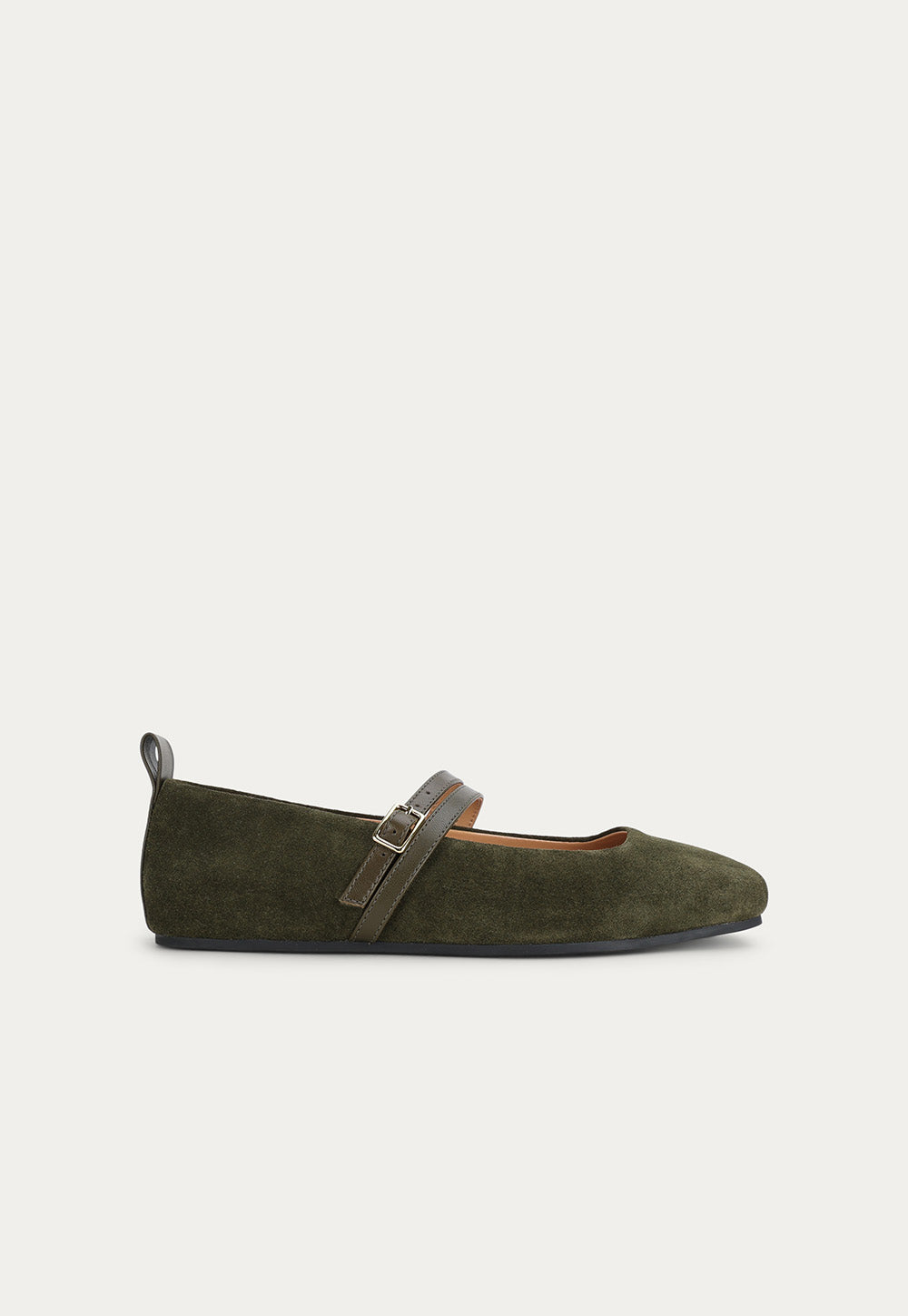 Diomedes Flat - Kale Suede