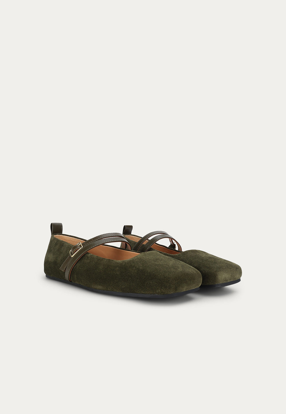 Diomedes Flat - Kale Suede