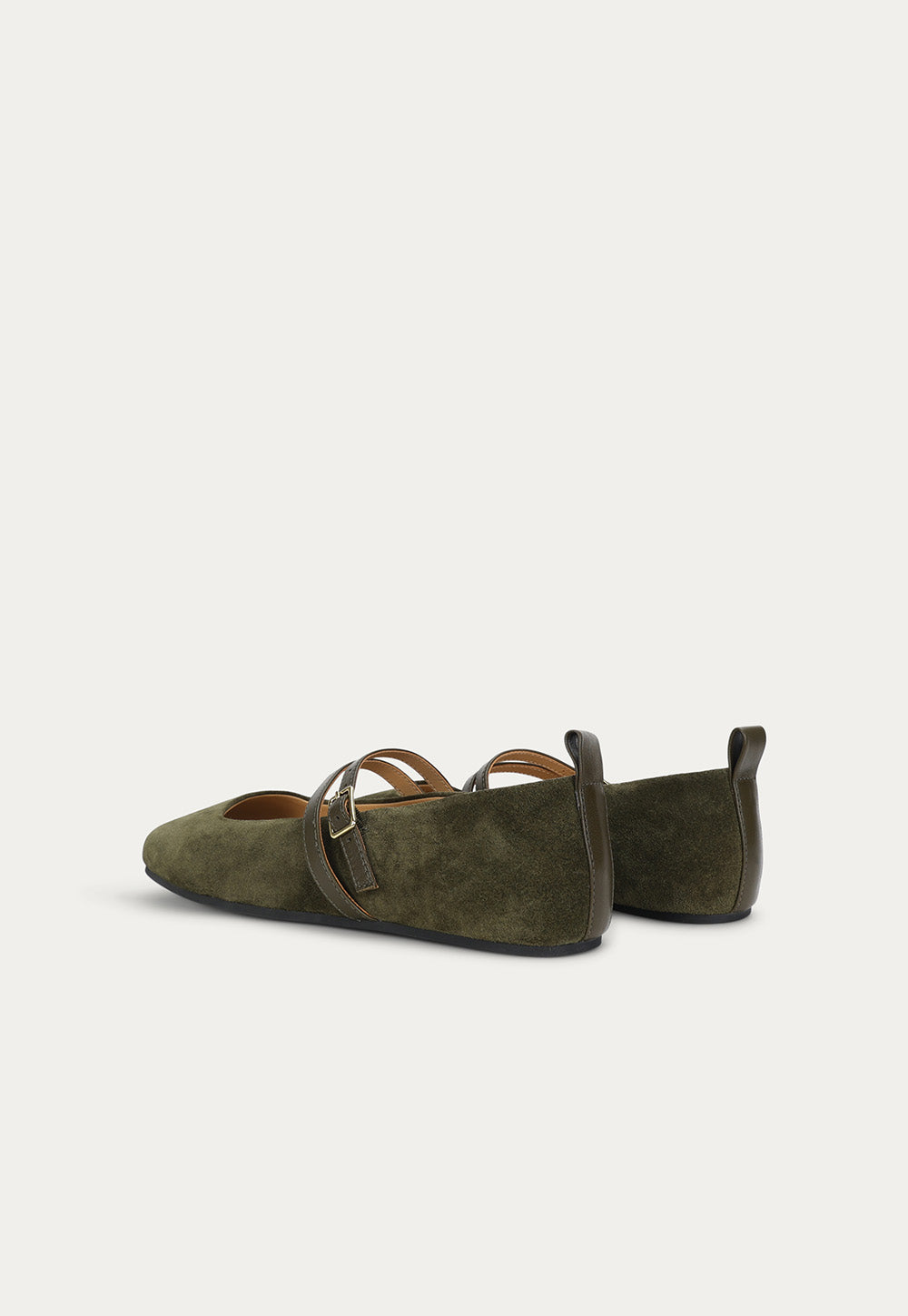 Diomedes Flat - Kale Suede
