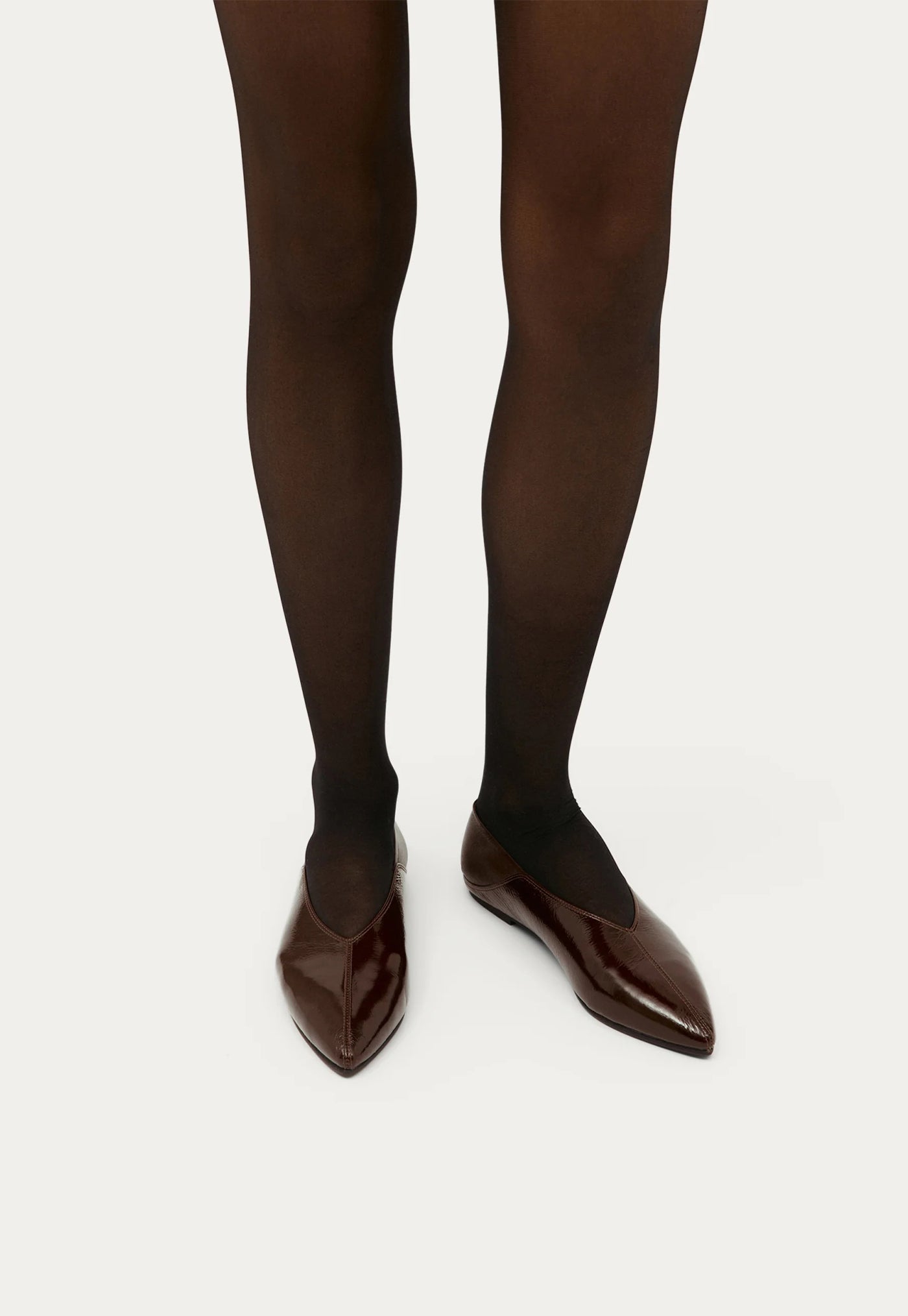 Epona Flat - Burgundy Patent