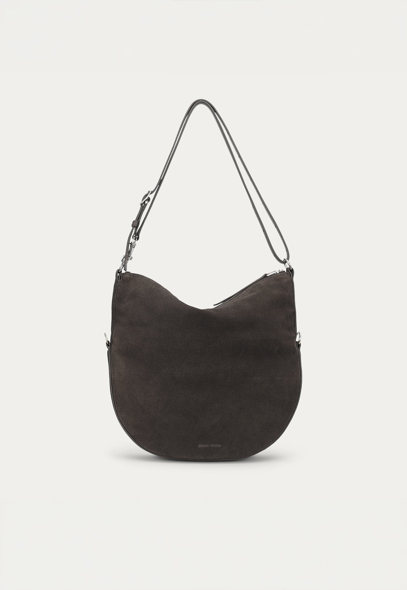 Leopard Hobo - Asphalt Suede
