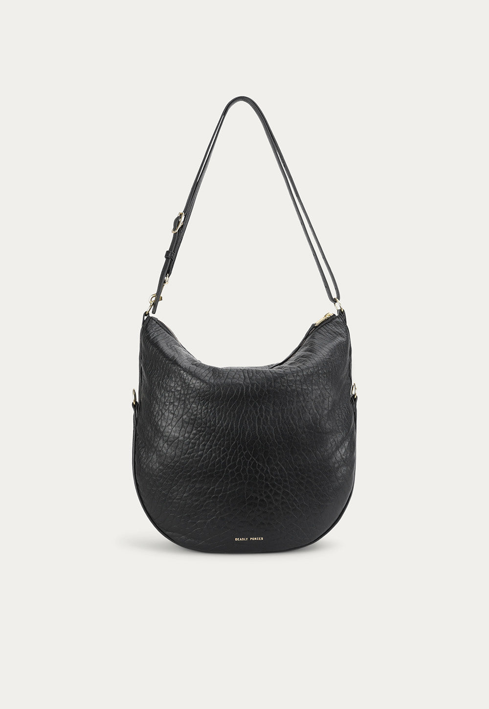 Leopard Hobo - Black Bulle/Brass