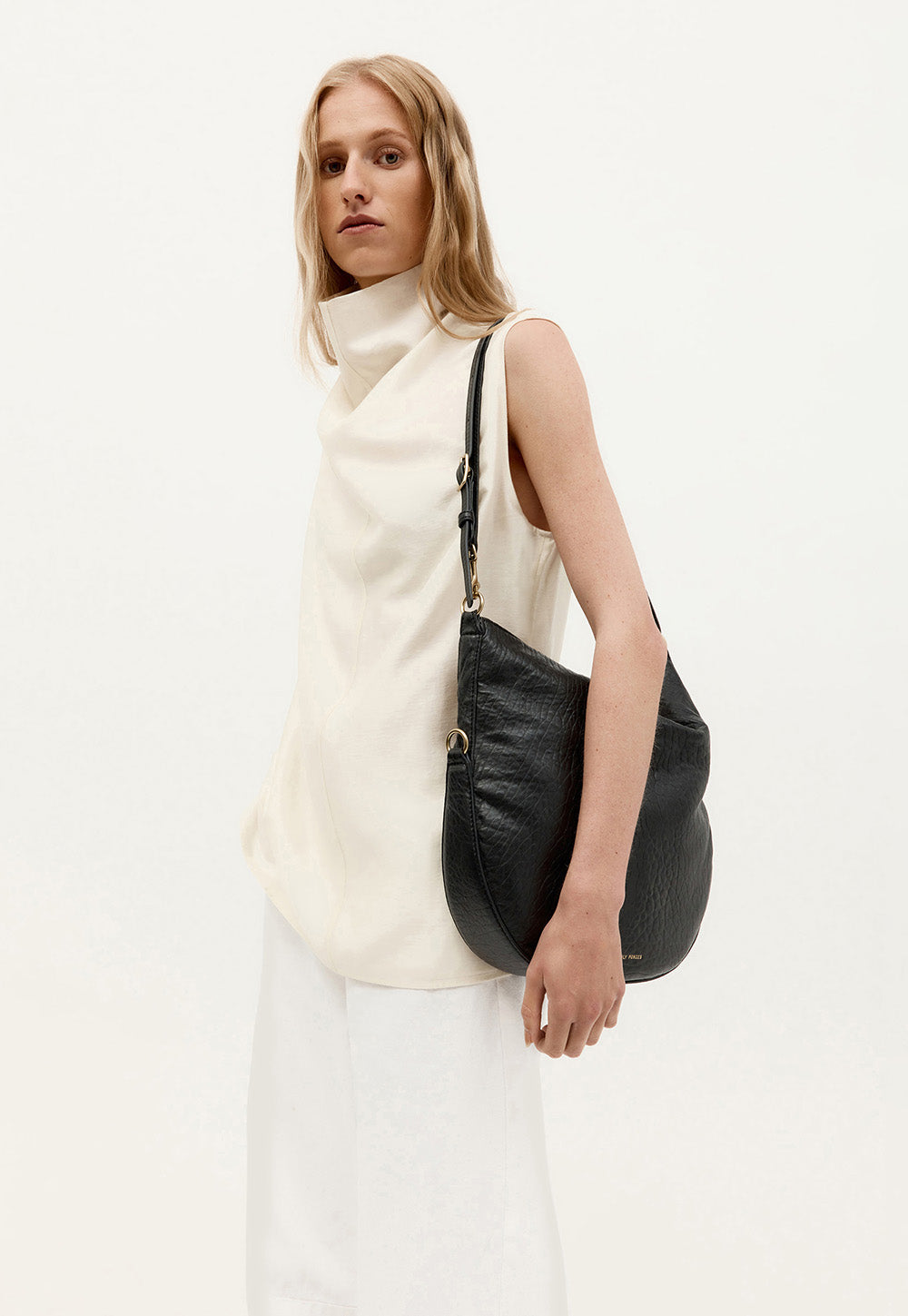 Leopard Hobo - Black Bulle/Brass