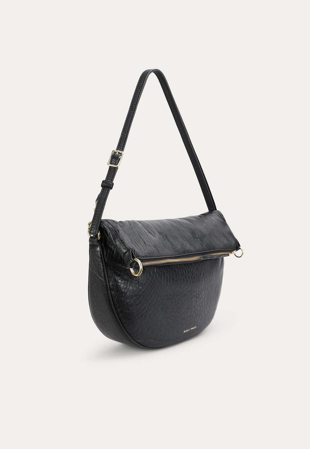 Leopard Hobo - Black Bulle/Brass