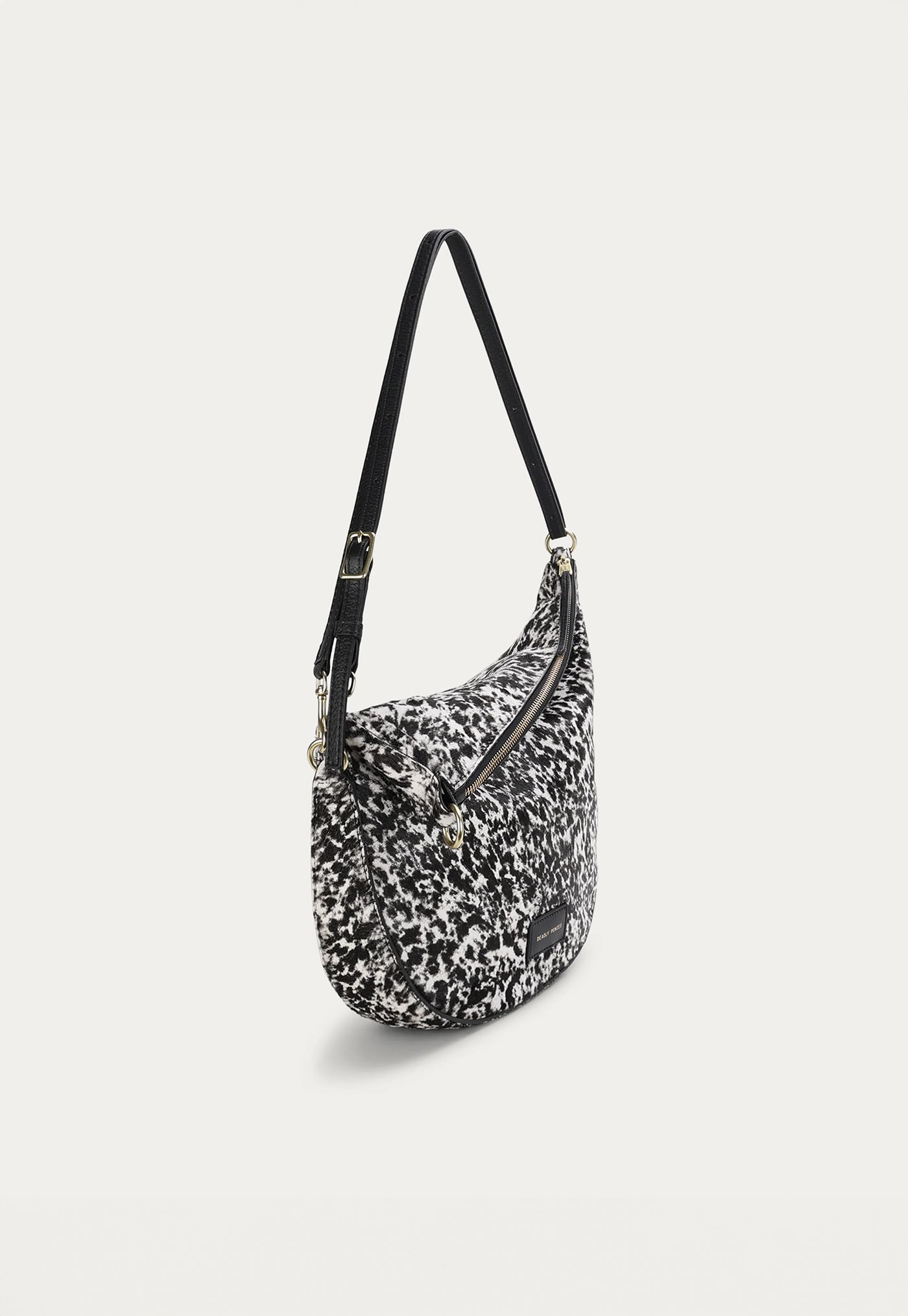 Mr Leopard - Graphite Calf Hair