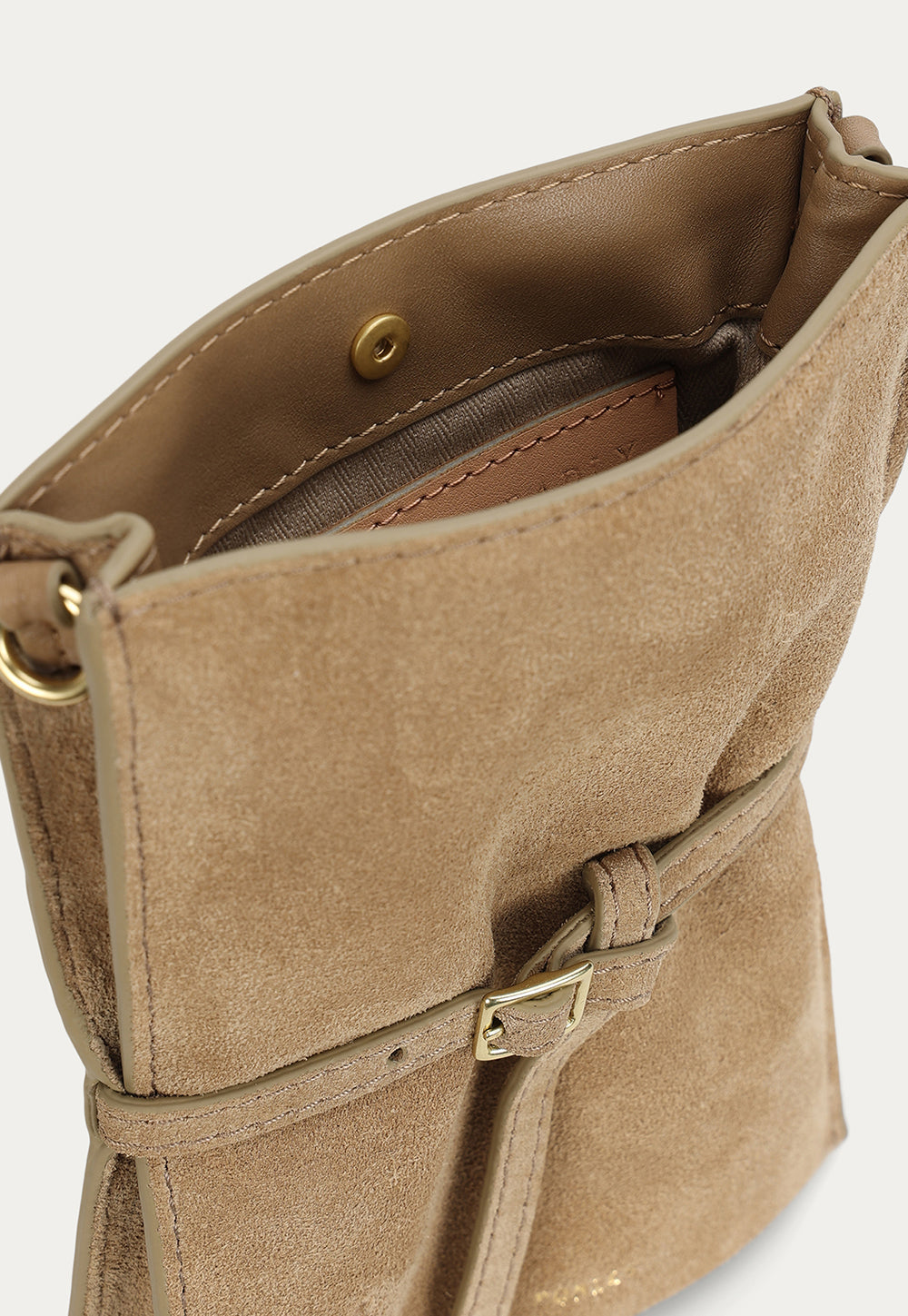 Mr Penny Pouchette - Oat Suede