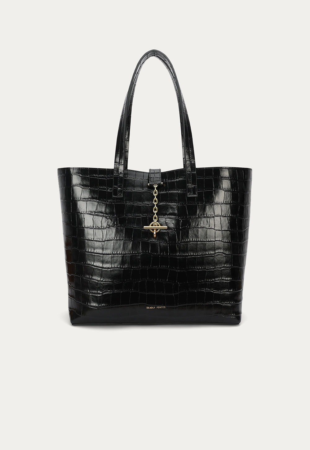 Mr Porter Tote - Black Croc