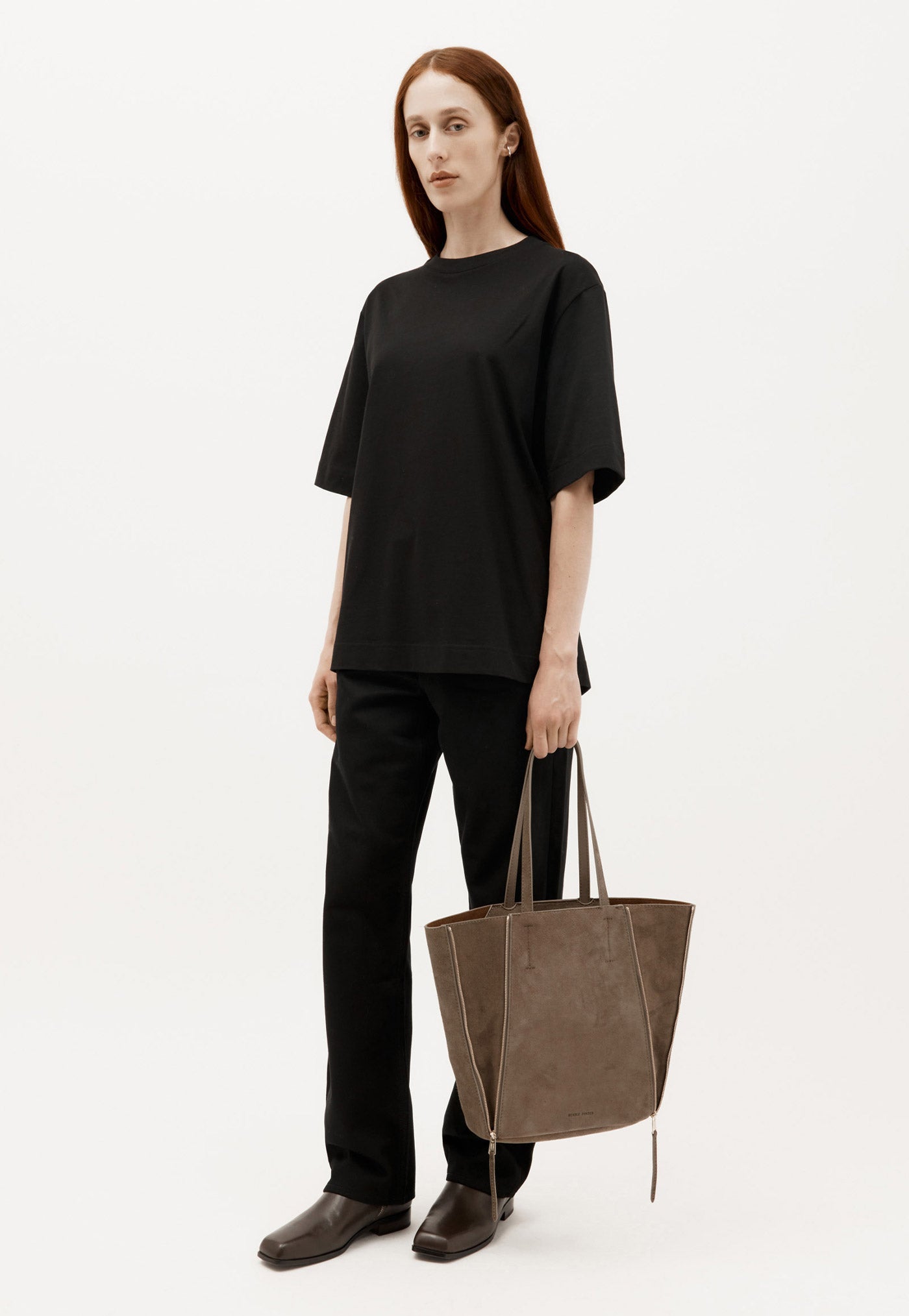 Mr Scurry Tote Midi - Dune Suede