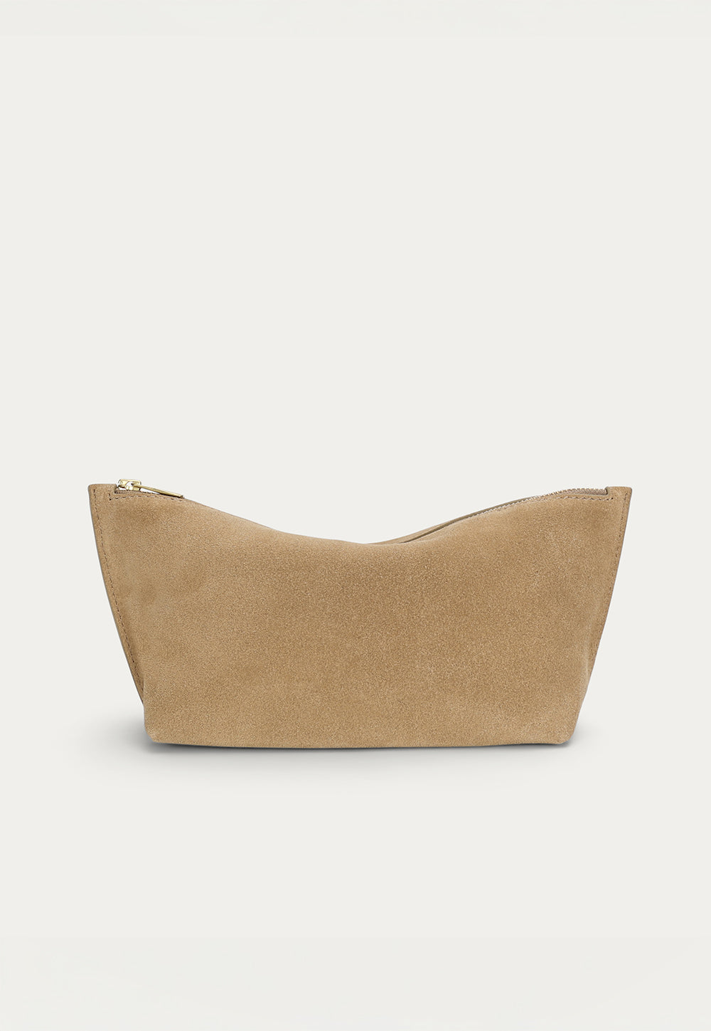 Poucher Grande - Oat Suede