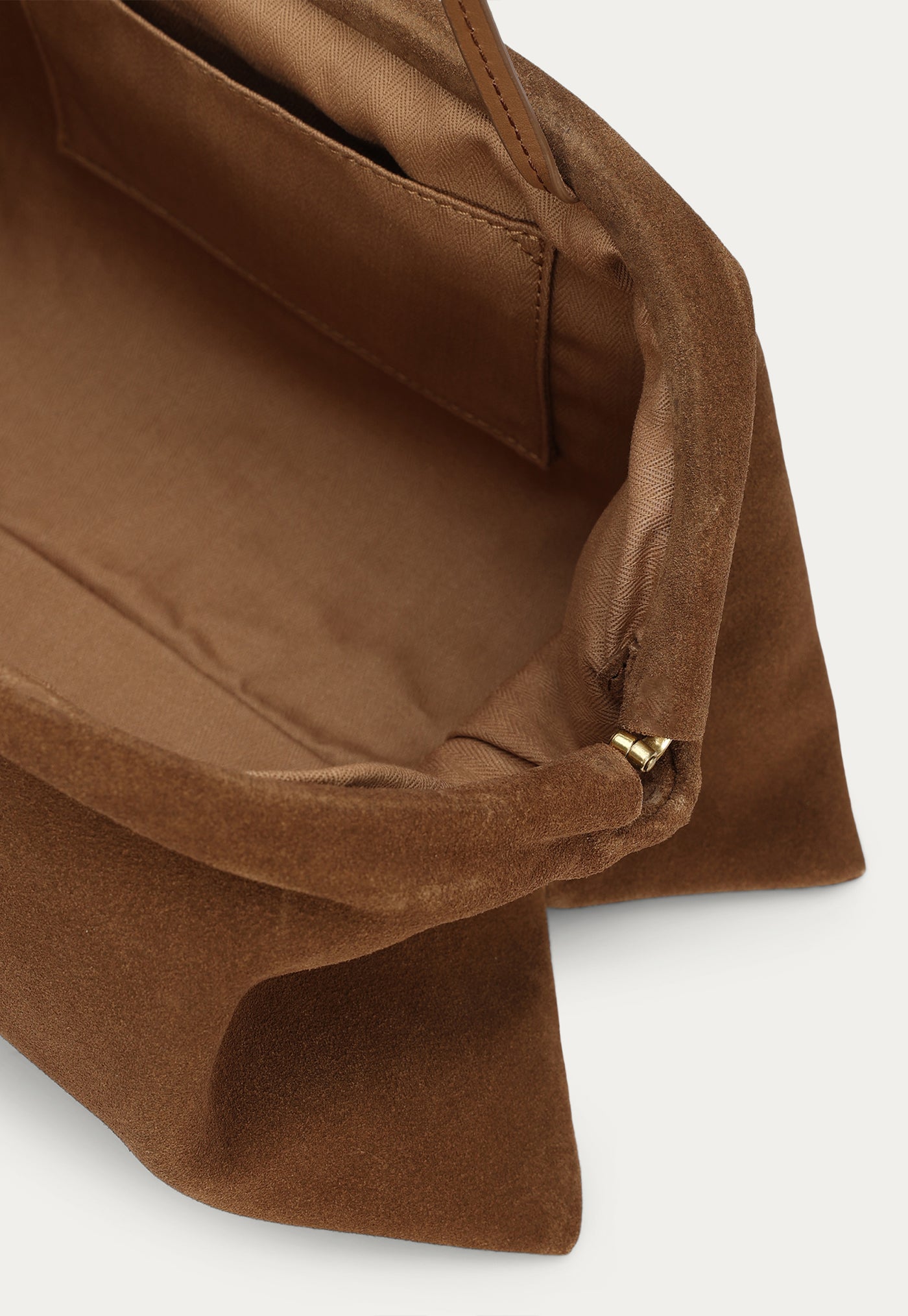 Vault Clutch - Hazel Suede