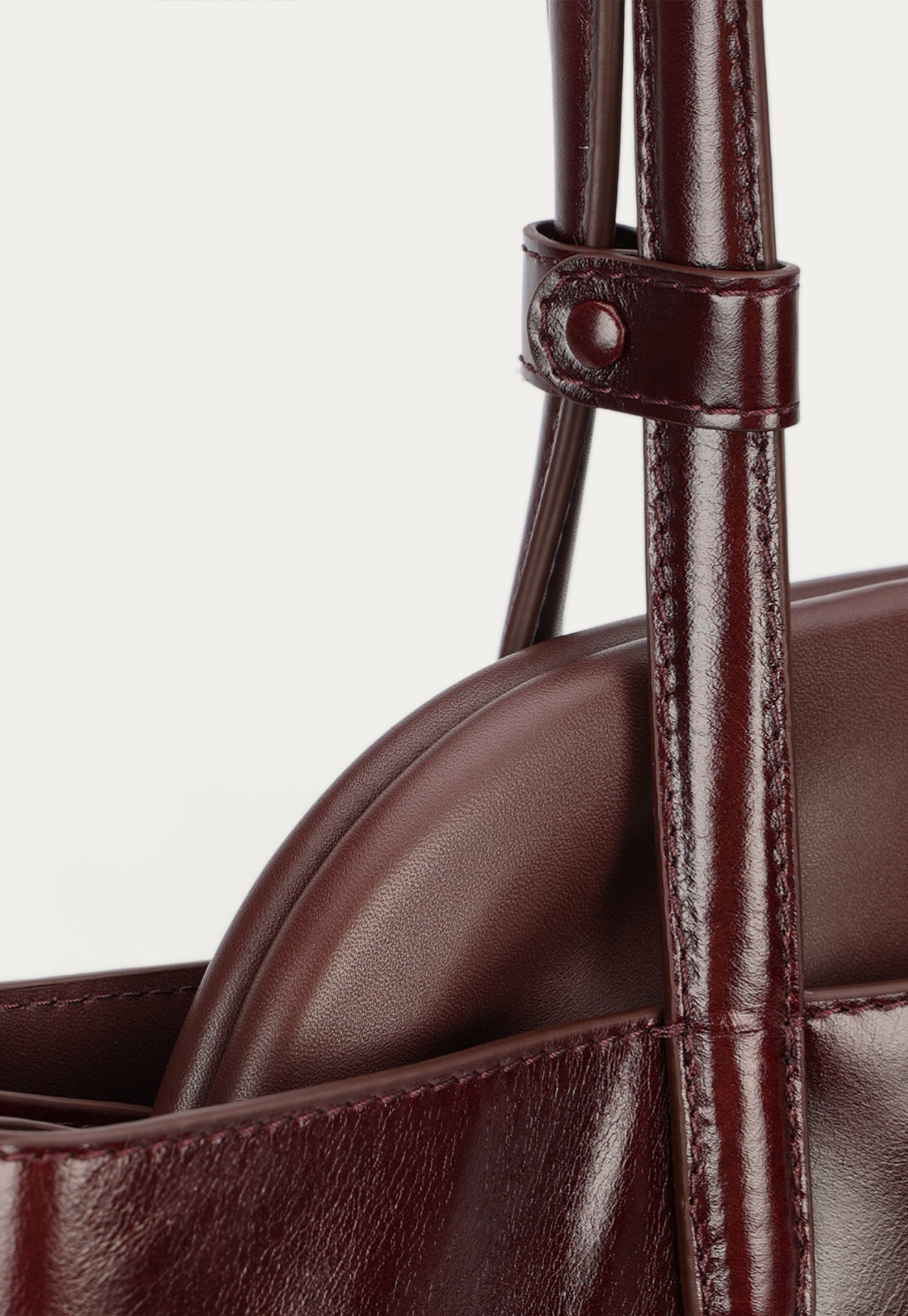 Vault Tote - Dark Cherry Gloss