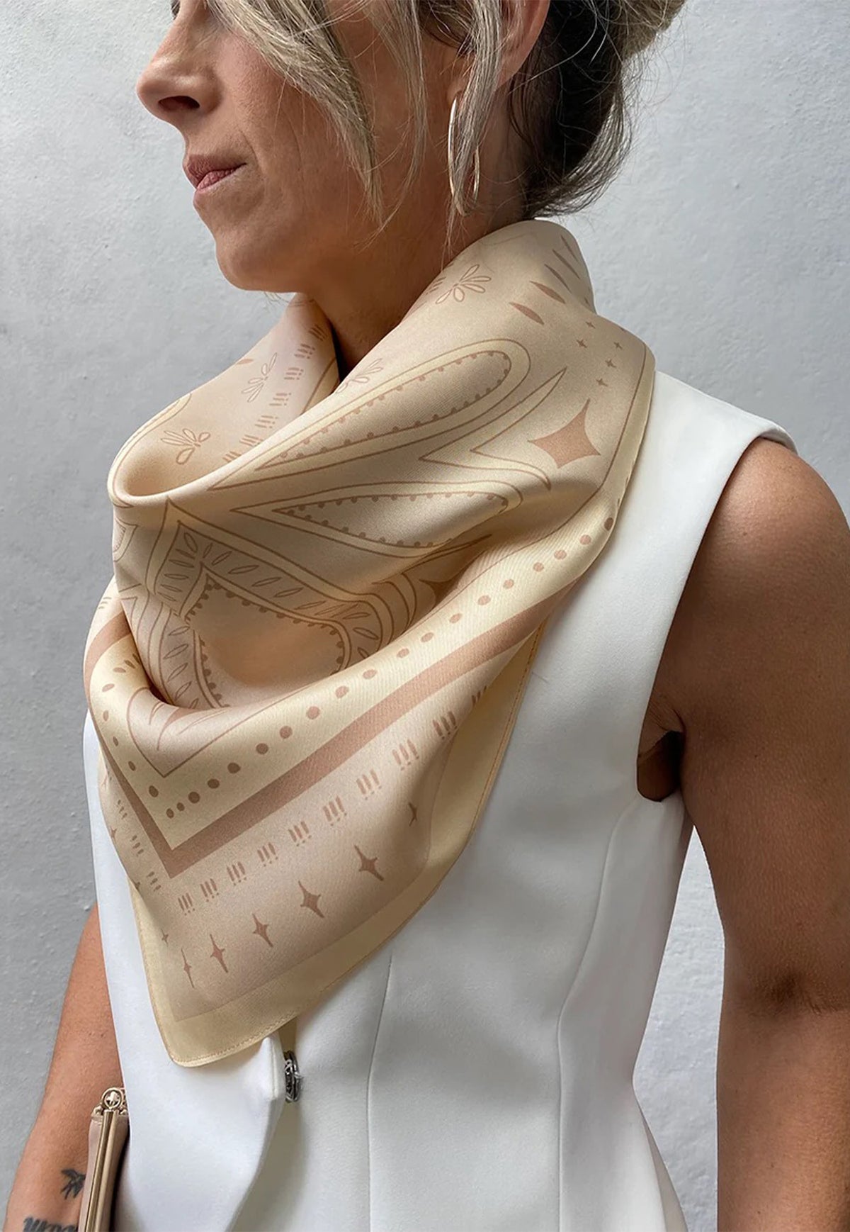 DH x Ellie Compton Burnett Silk Scarf