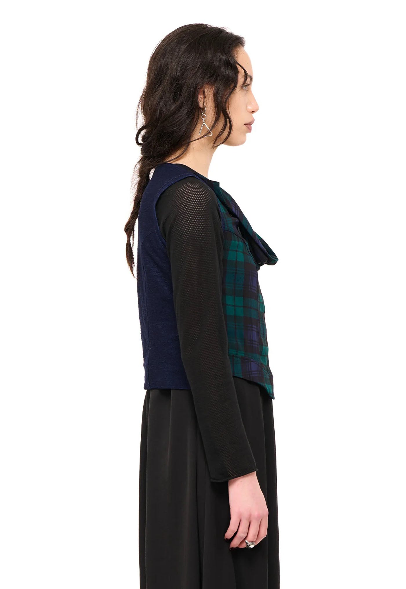 Dress Code Bodice - Black Tartan