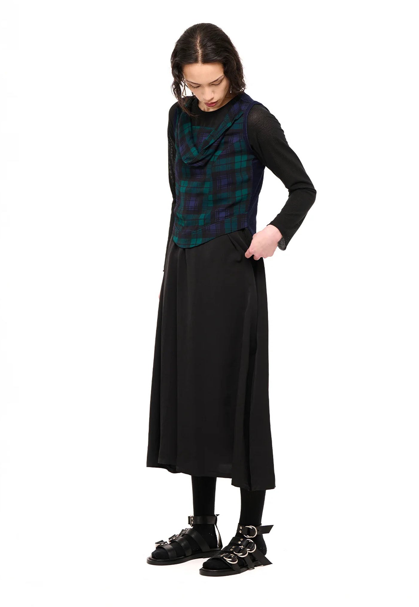 Dress Code Bodice - Black Tartan