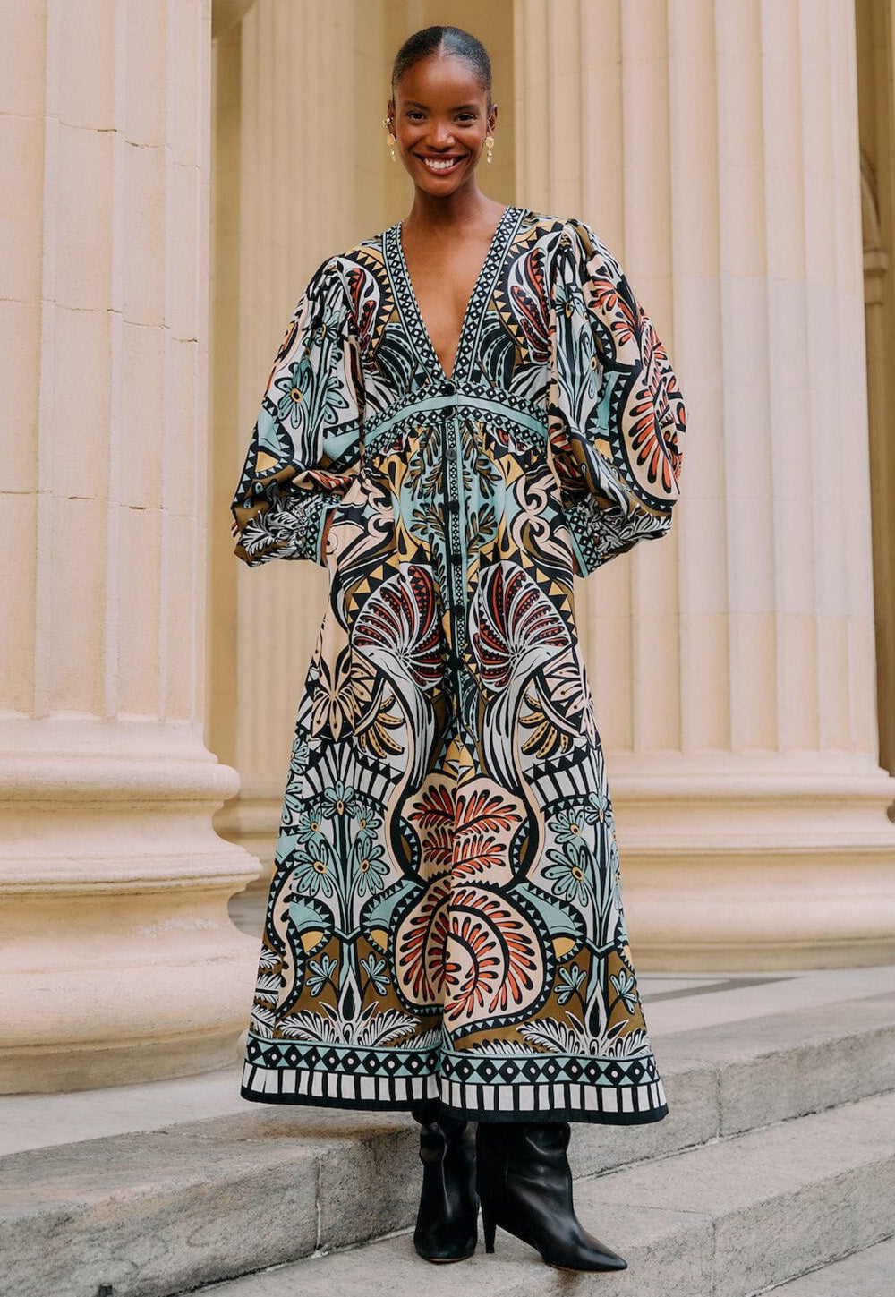 Balamana Maxi Dress - Multicolour