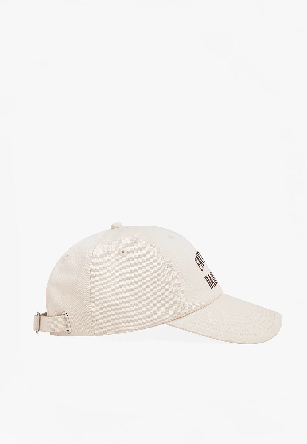 All Caps Logo Baseball Cap - Khaki/Coffee