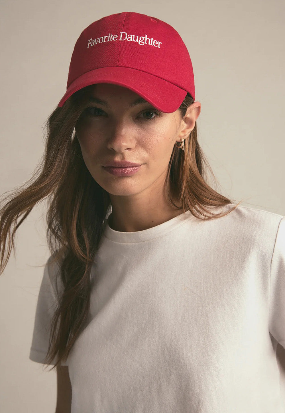 Classic Logo Baseball Hat - Red/White