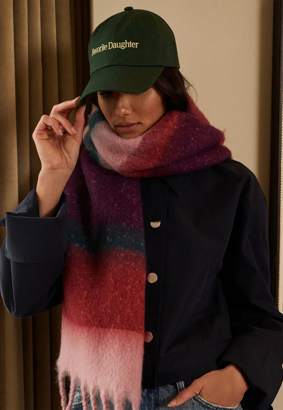 The Classic Baseball Hat - Forest/Canary
