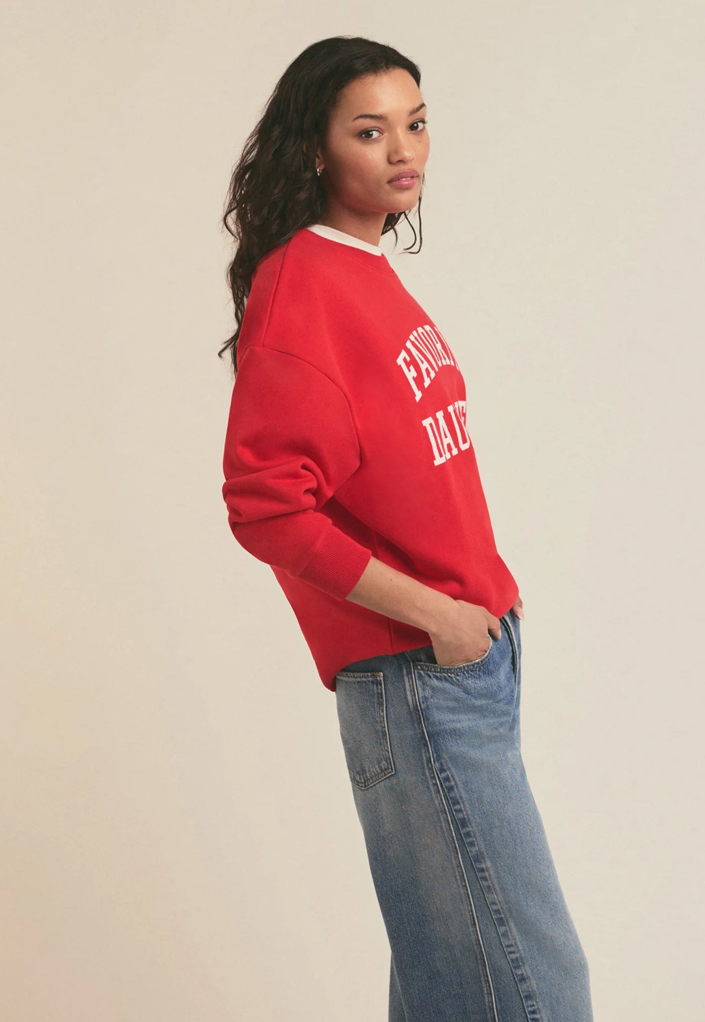 Collegiate Sweatshirt - Haute Rouge