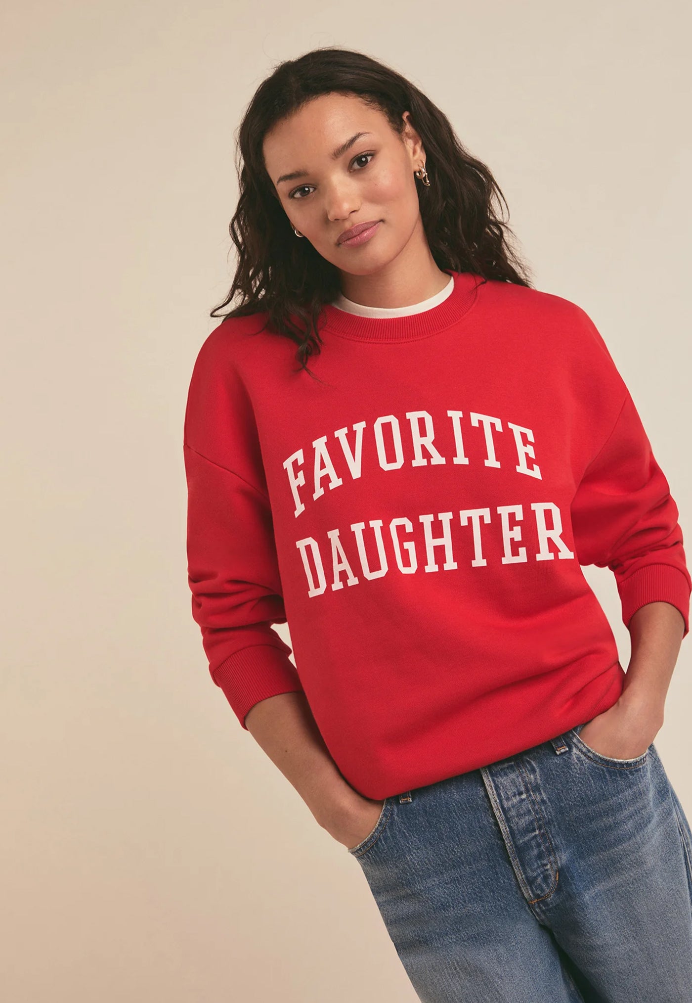 Collegiate Sweatshirt - Haute Rouge
