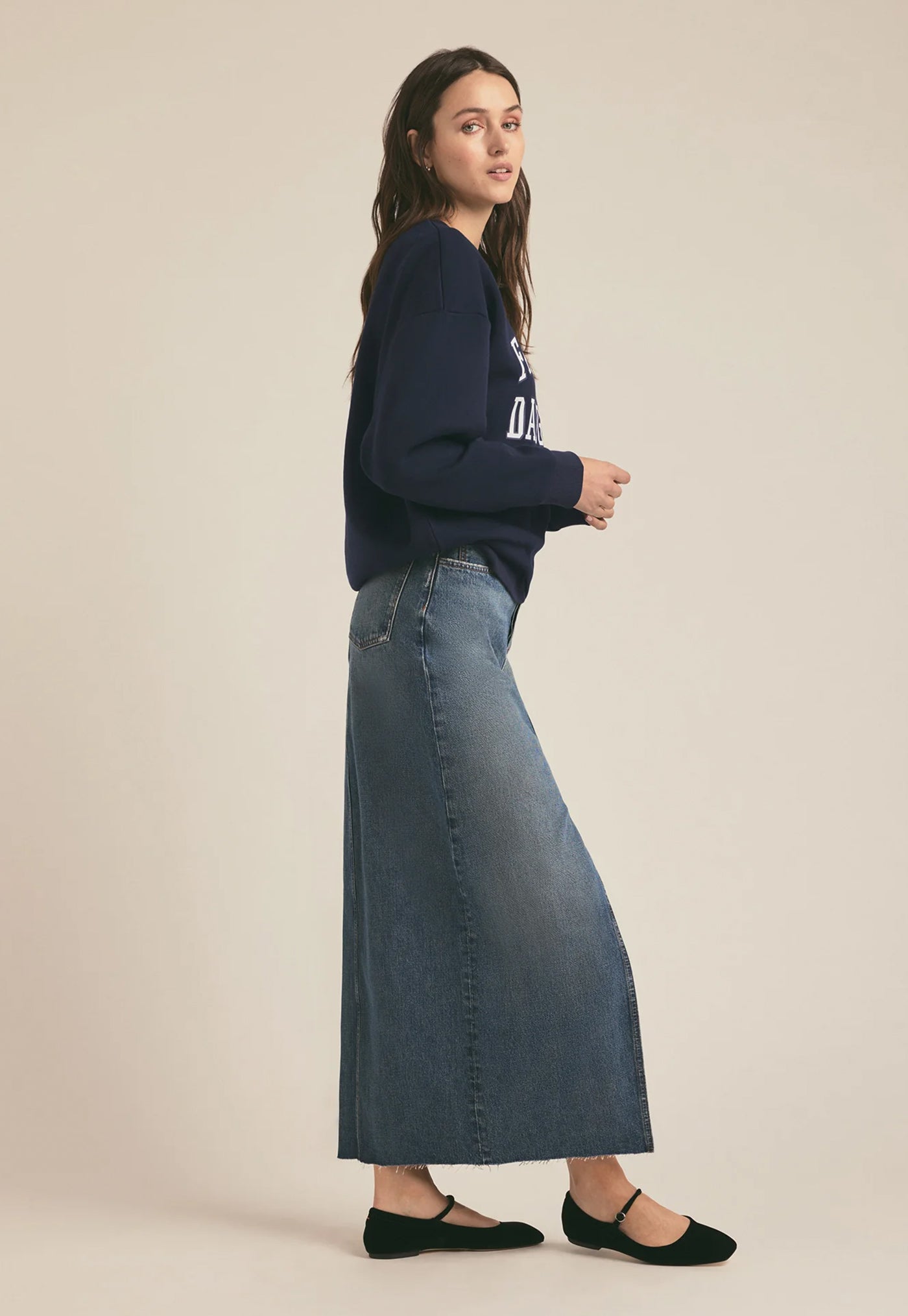 Collegiate Sweatshirt - Navy