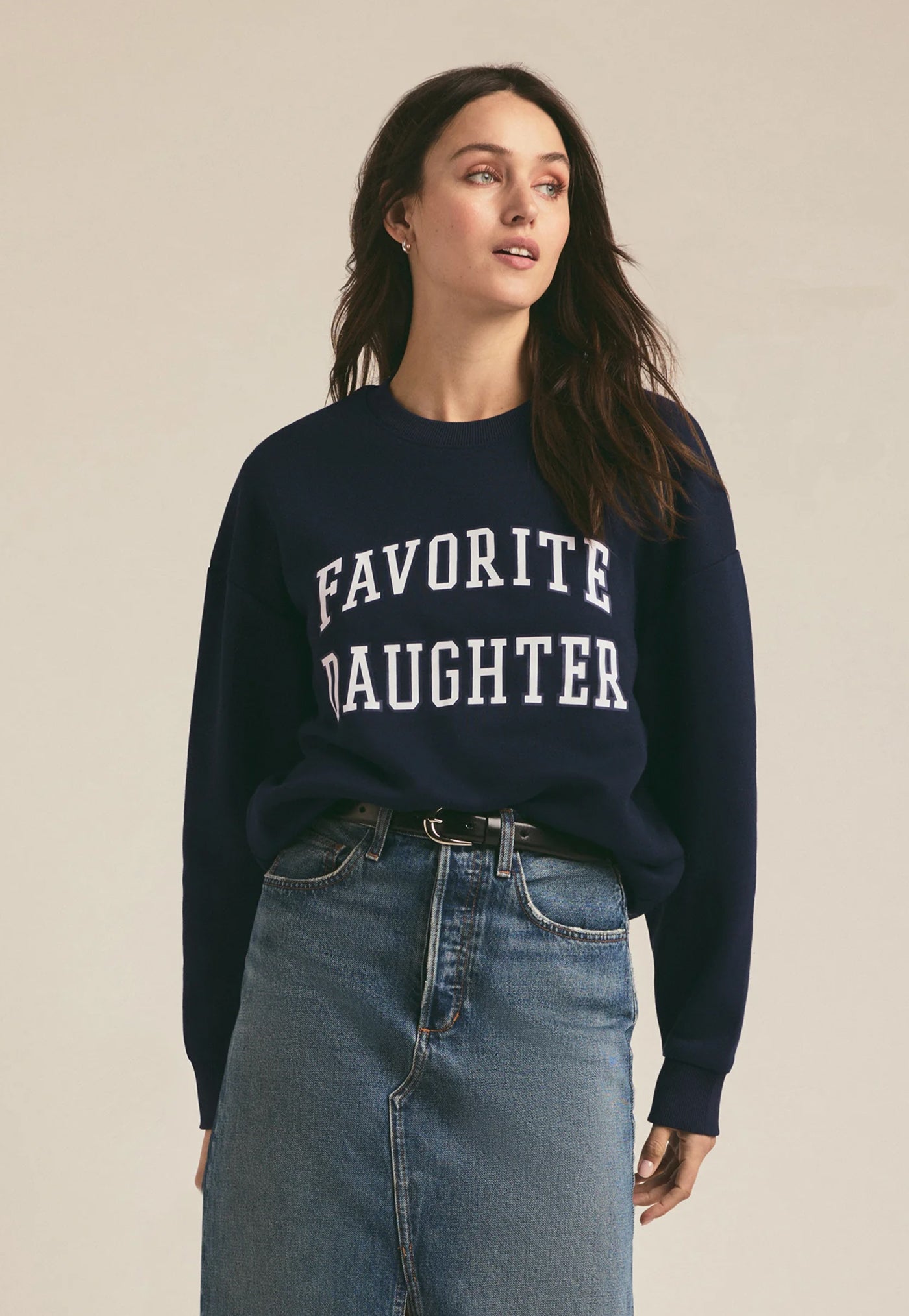 Collegiate Sweatshirt - Navy