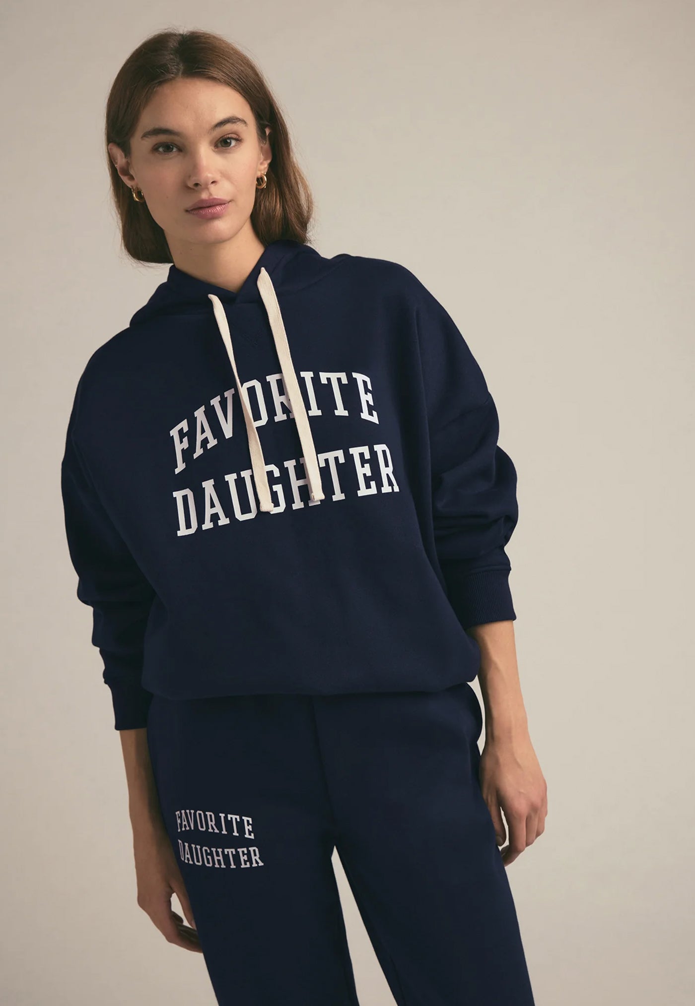 The Collegiate Hoodie - Navy