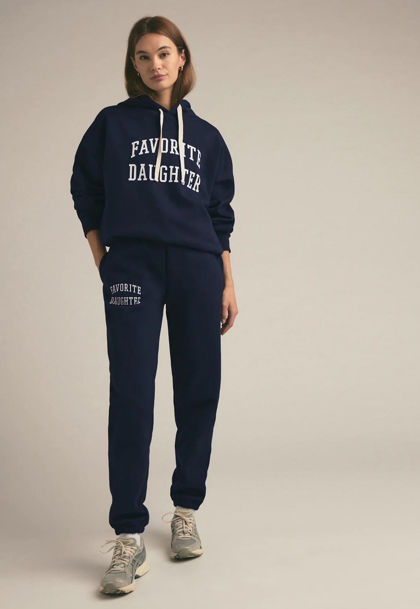 The Collegiate Hoodie - Navy