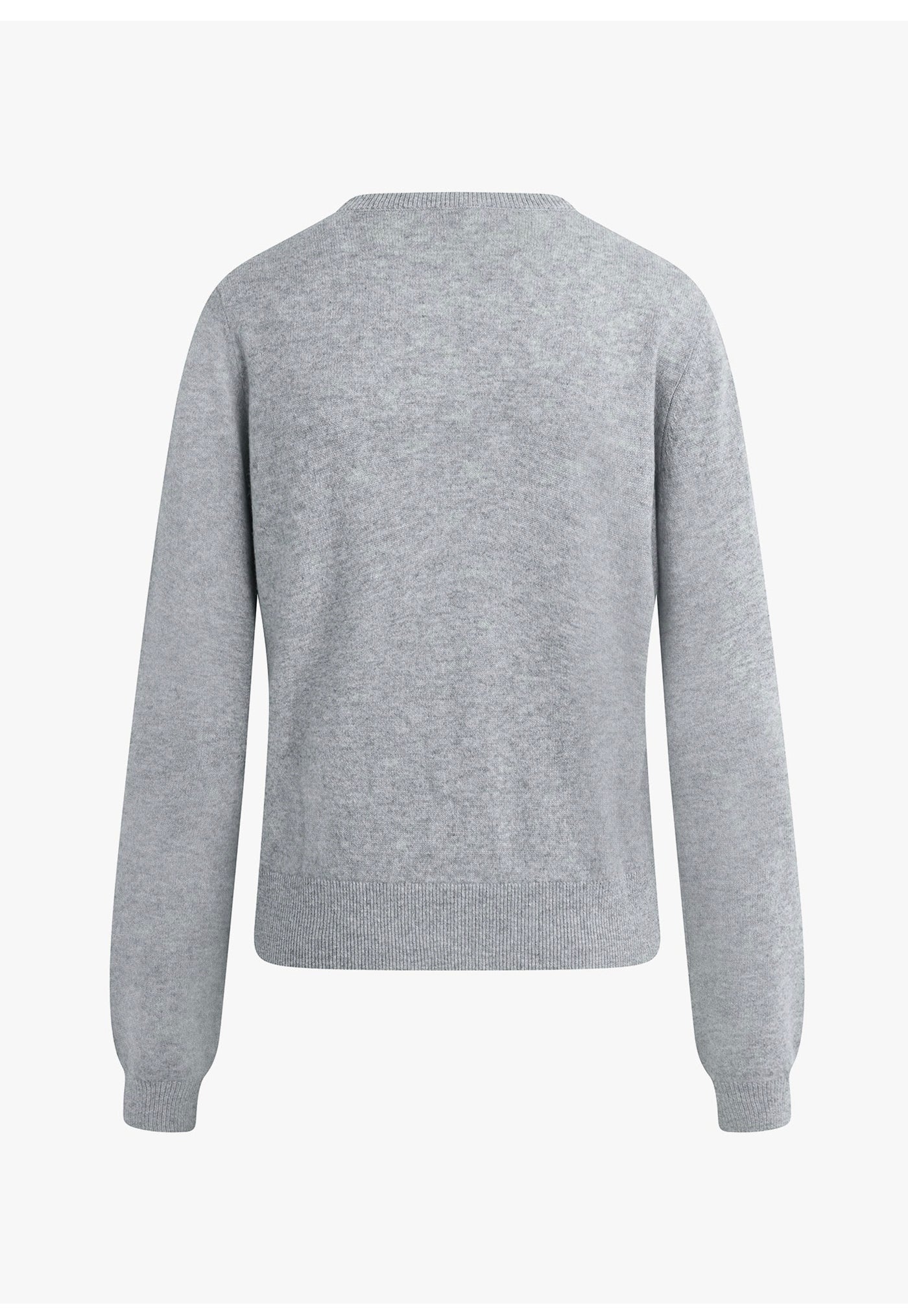 The Favorite Cashmere Crew - Heather Grey
