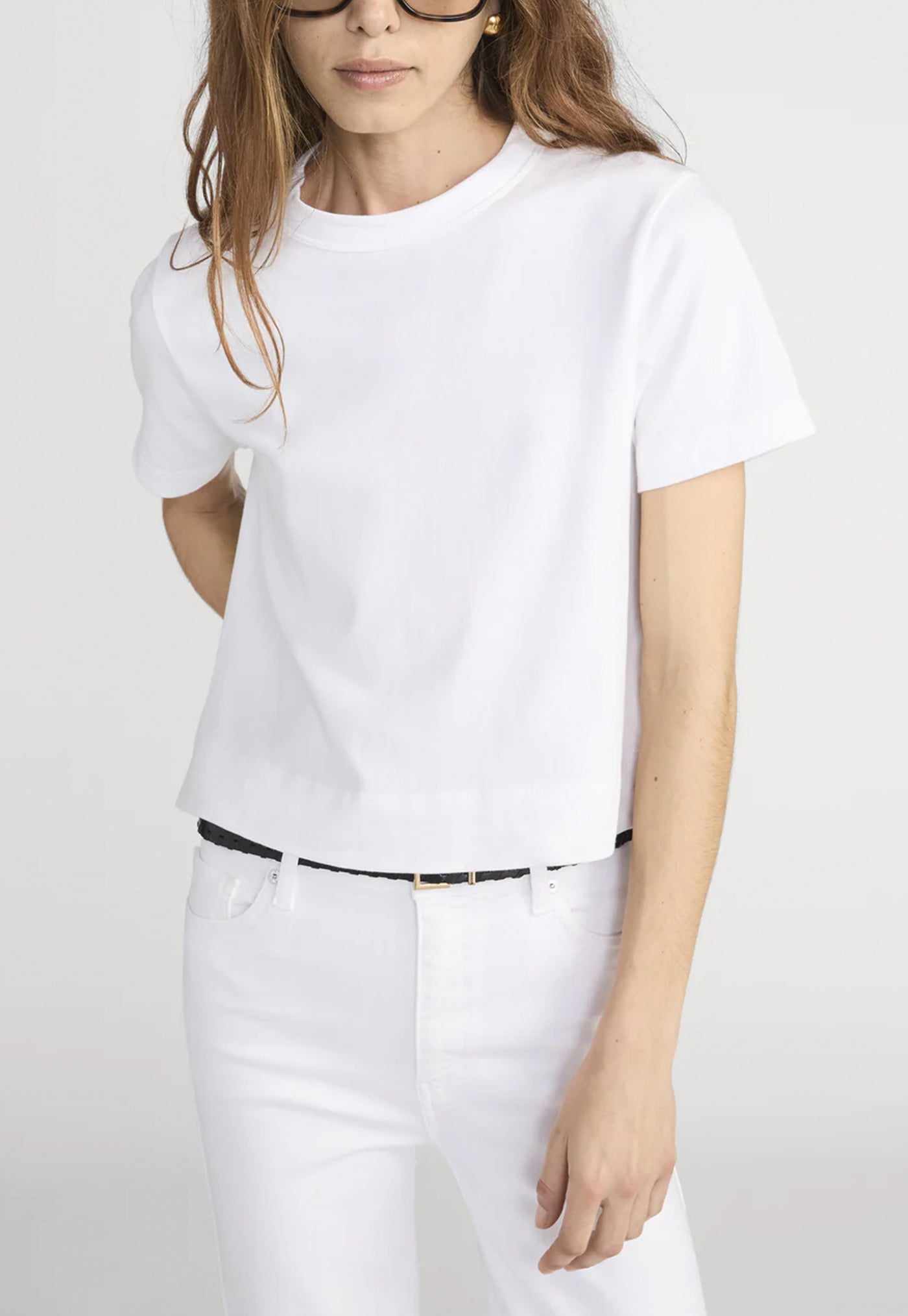The Boxy Tee - White
