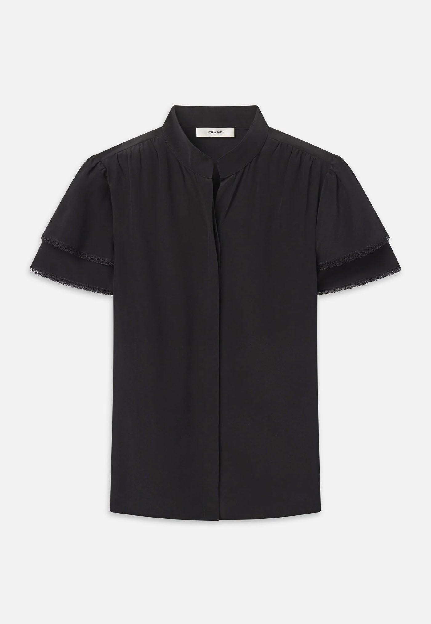 The Silk Arcadia Top - Black