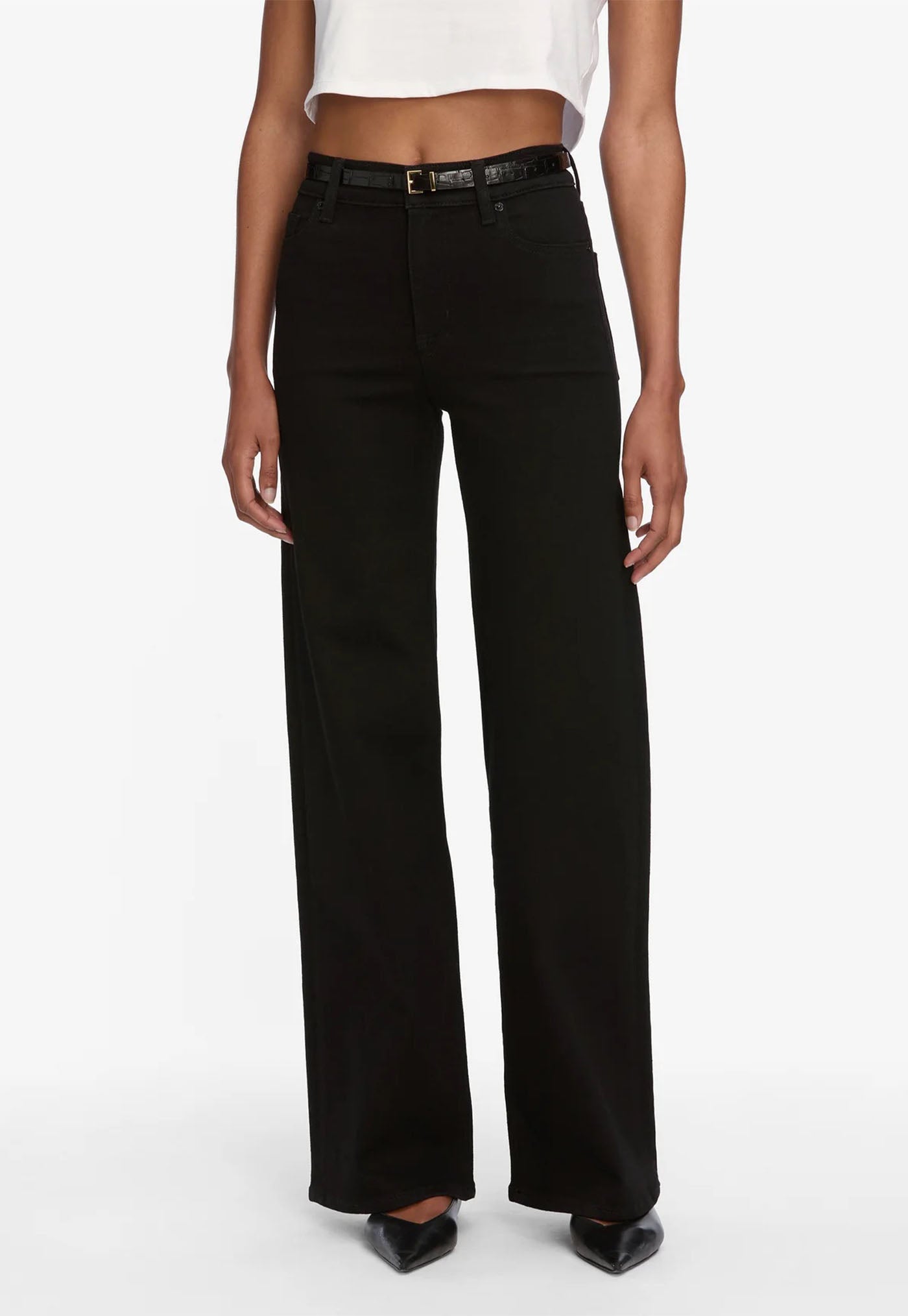 Le Slim Palazzo - Black