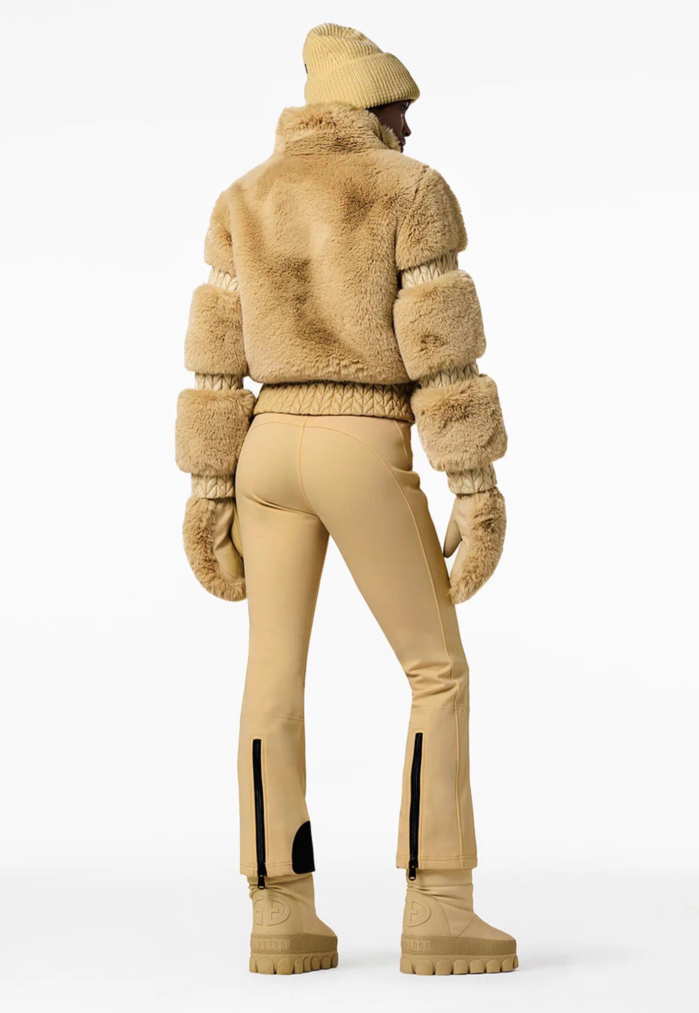 Furry Ski Jacket - Caramello