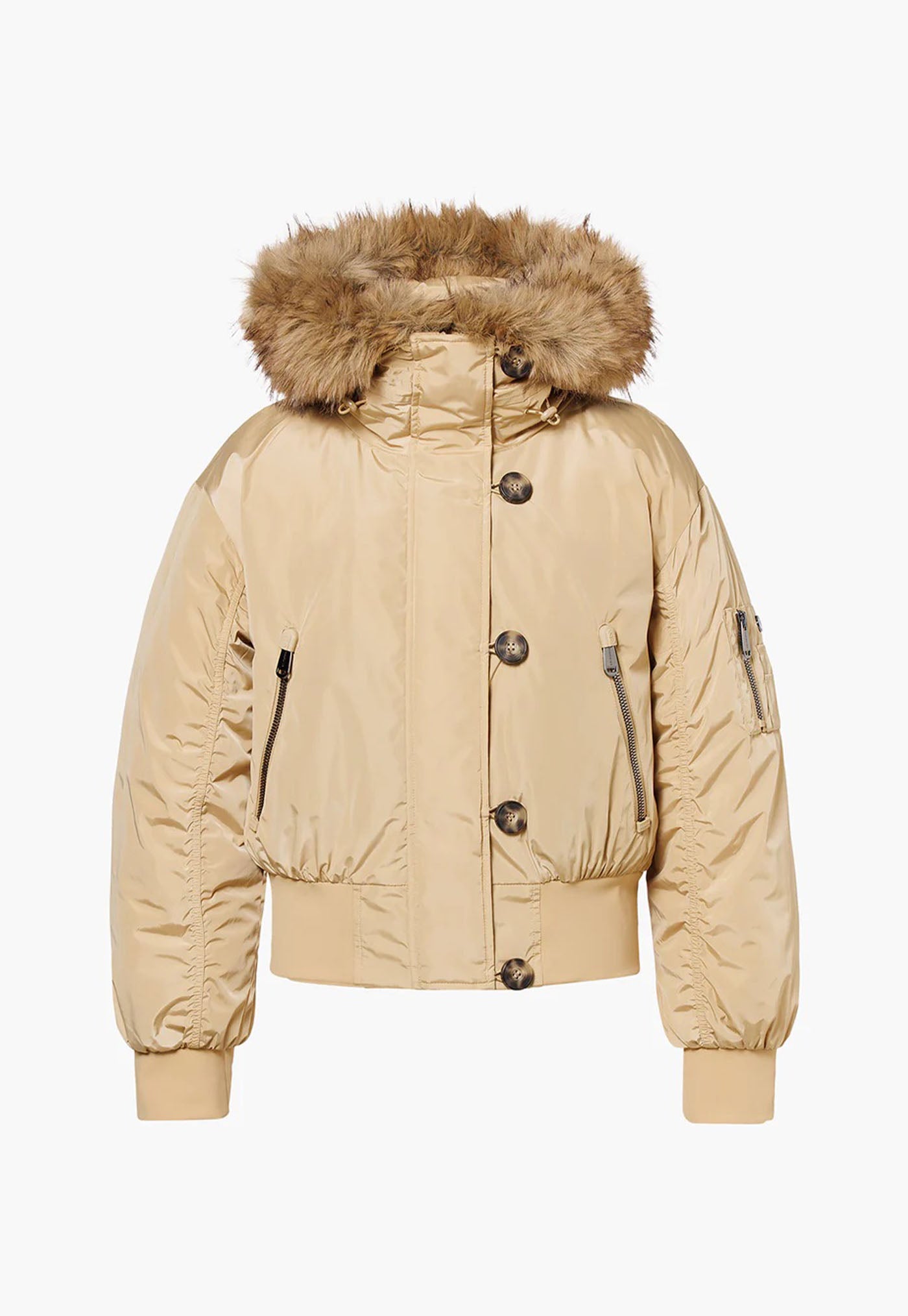 Jeanne Ski Jacket Faux Border - Caramello