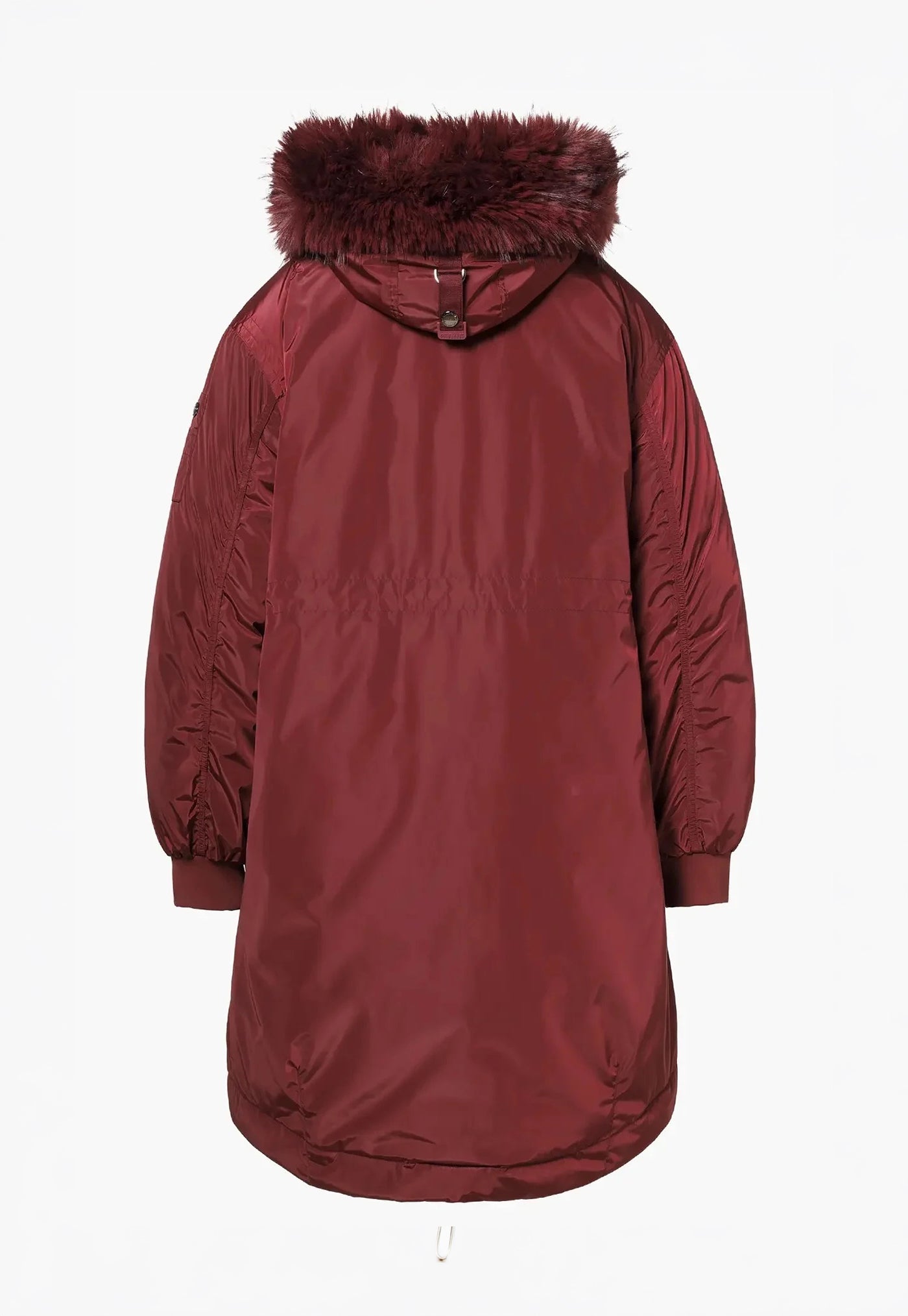 Julia Jacket Faux Border - Vino Rosso