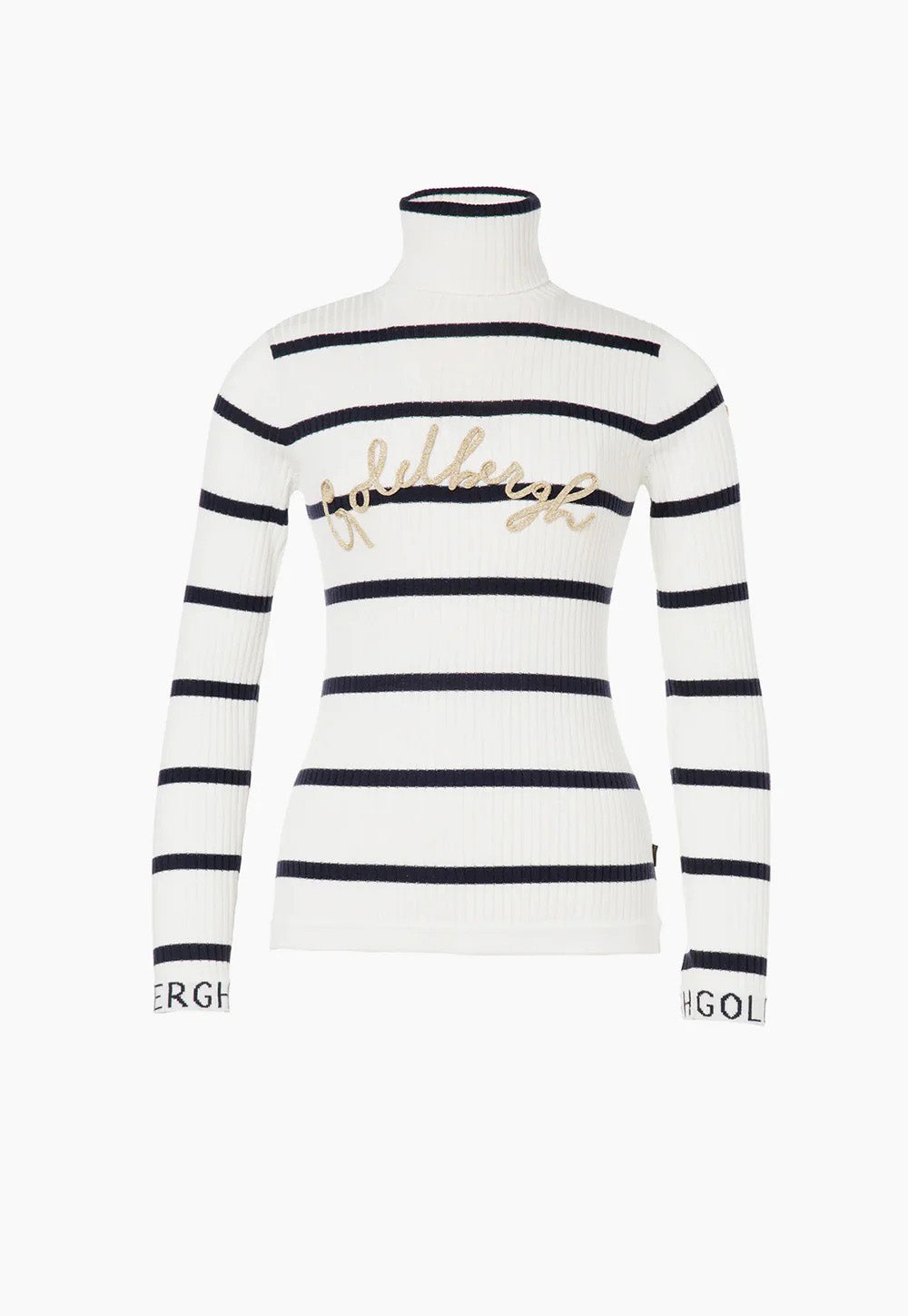 Mimi Long Sleeve Knit Sweater - Breton Stripe Cream
