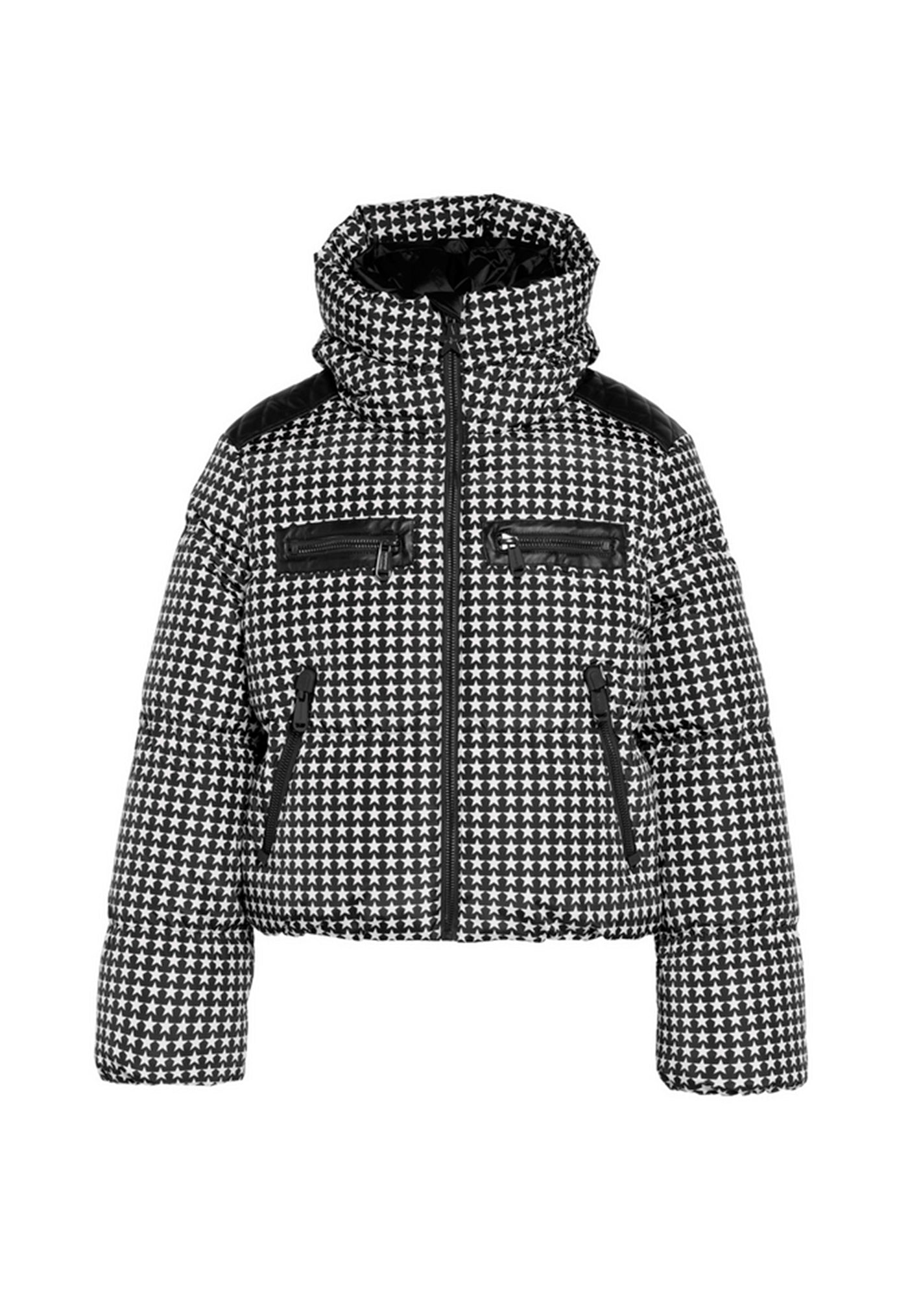 Track Ski Jacket - Black/White