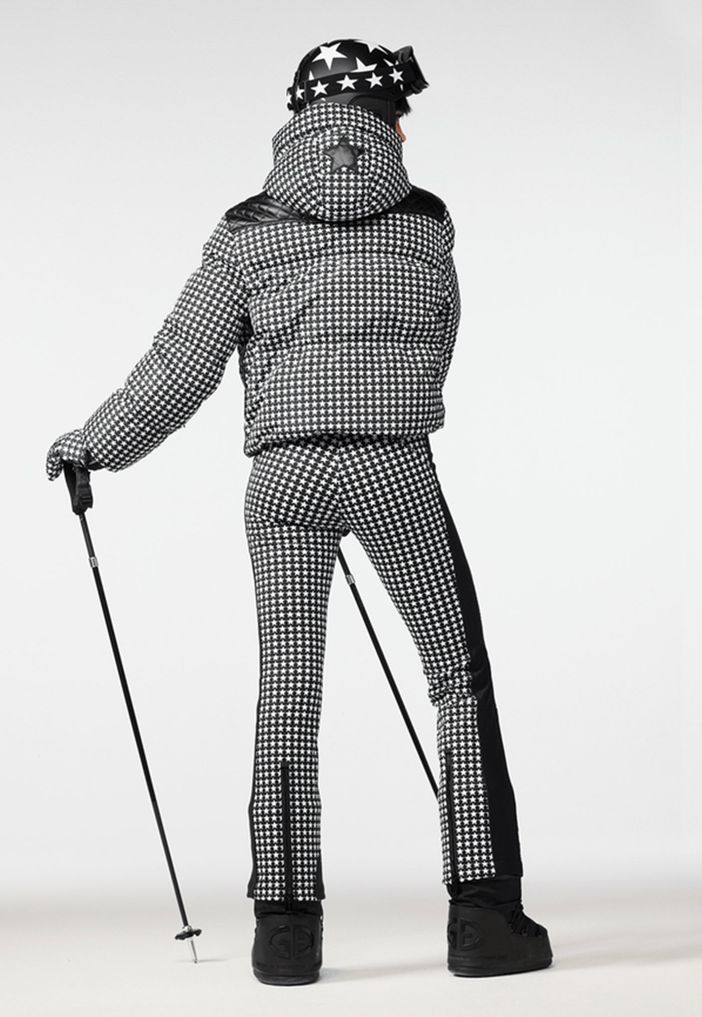 Track Ski Jacket - Black/White