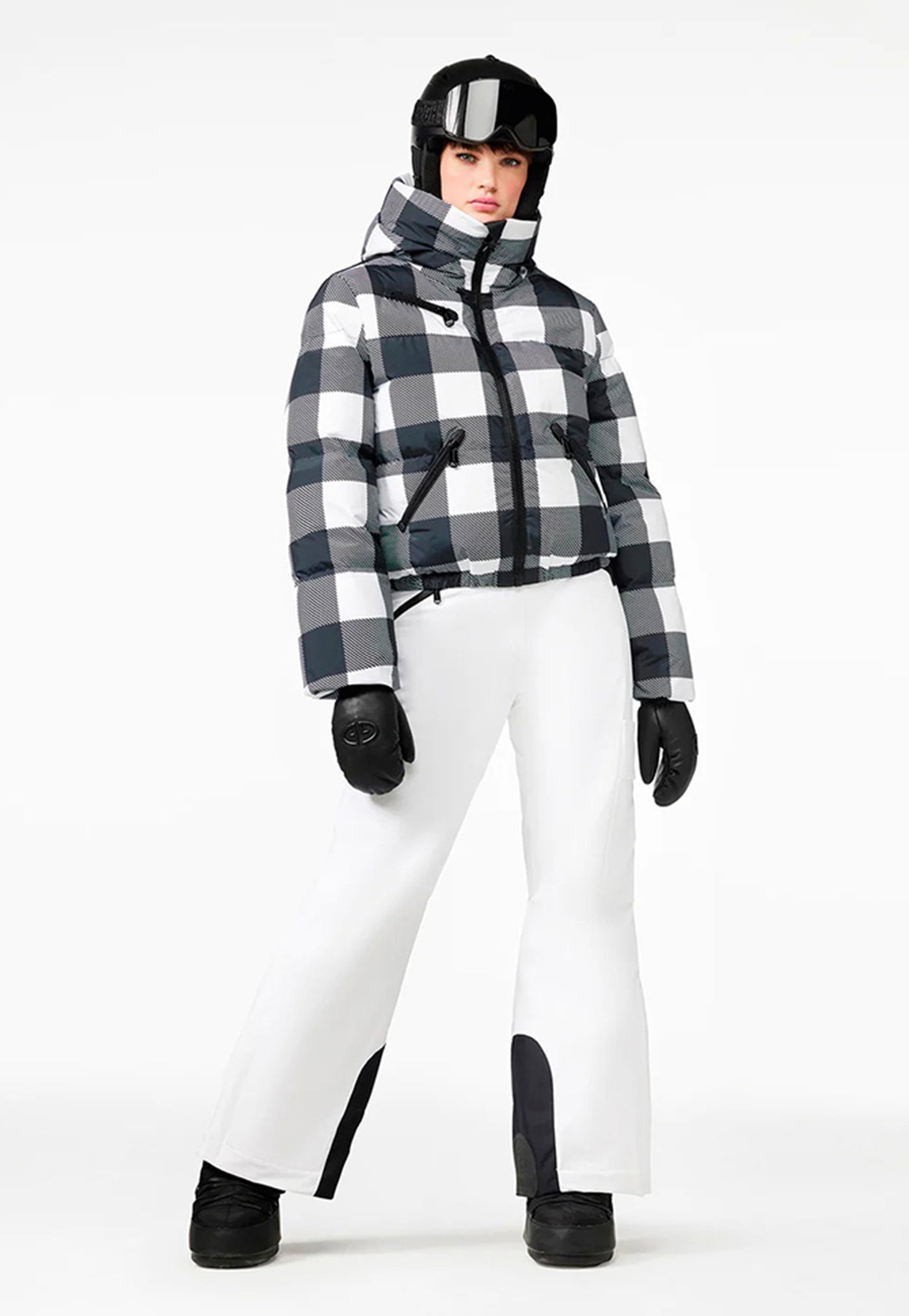 Cabin Ski Jacket - Black/White