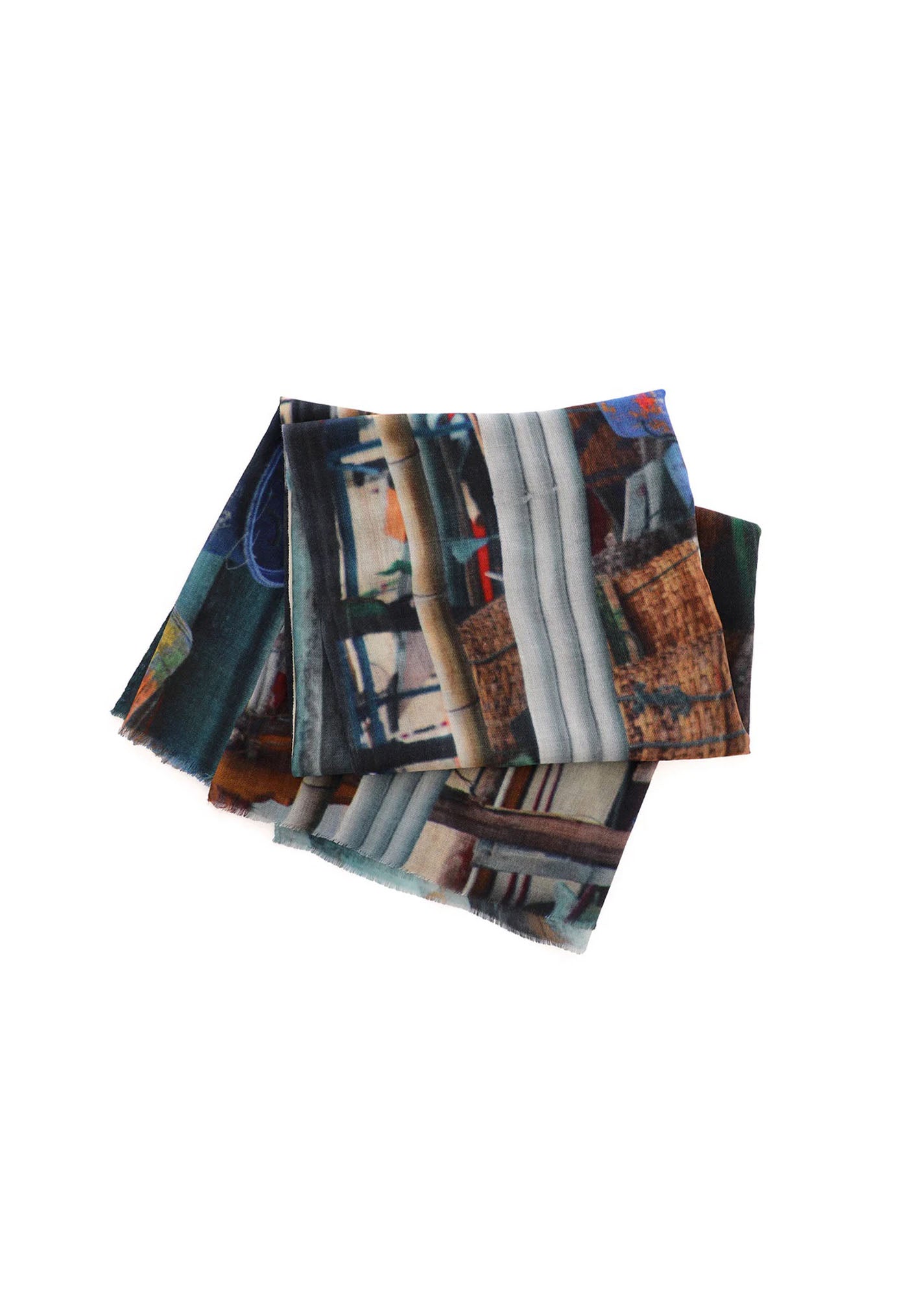 Outrigger Shore - Skinny Wool Scarf