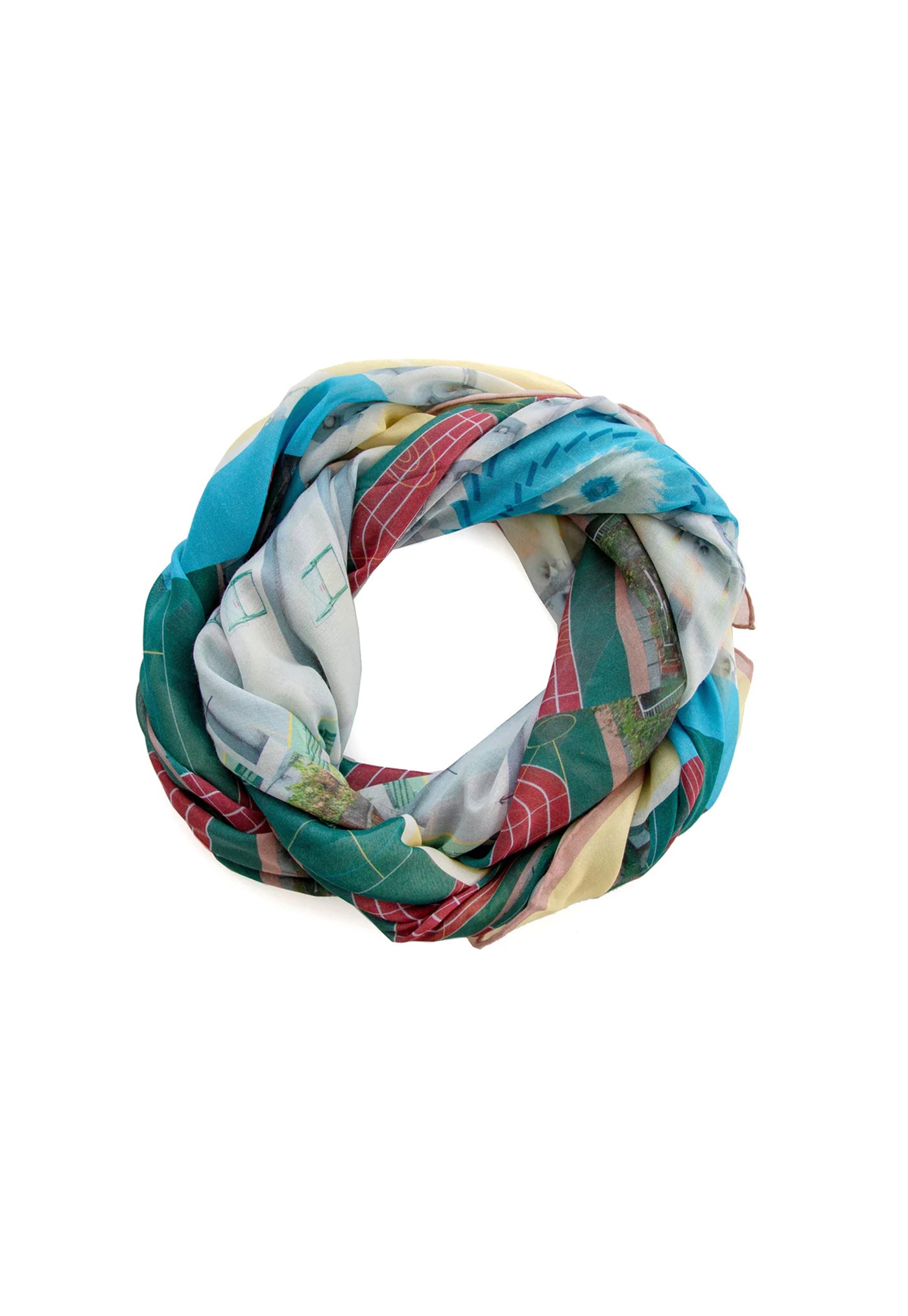 Cashmere Blend Square Scarf - Tokyo Study 2