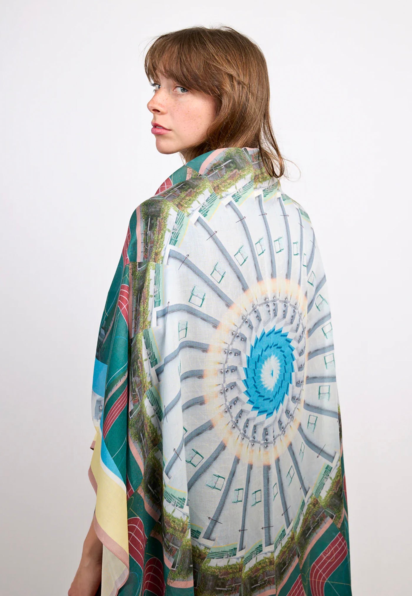 Cashmere Blend Square Scarf - Tokyo Study 2