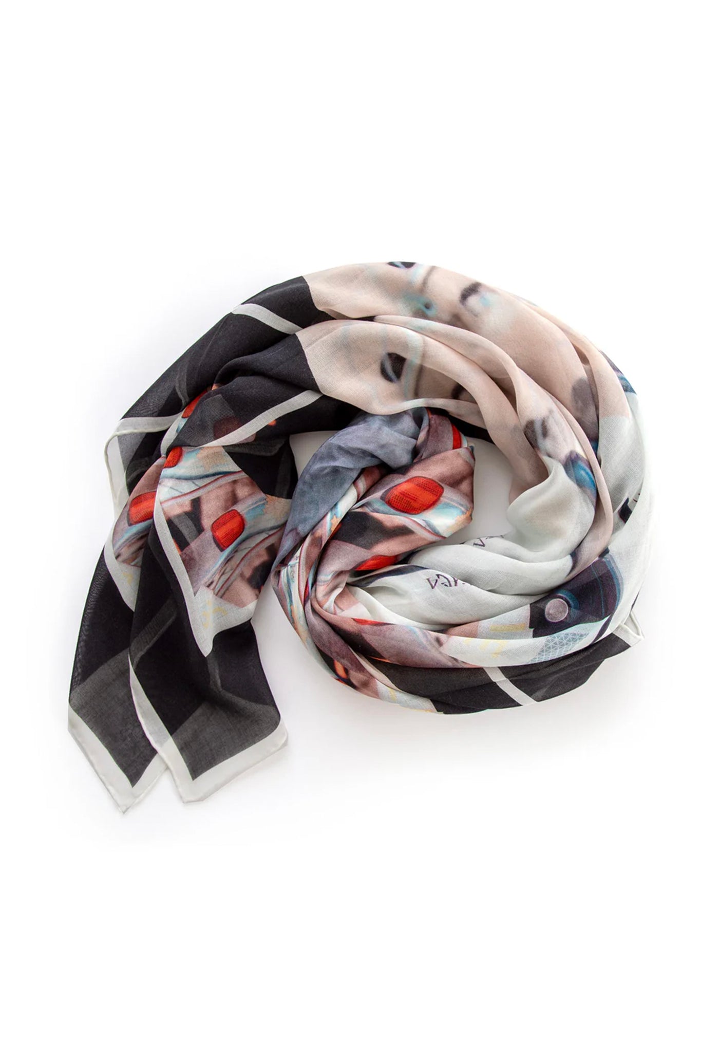 Cashmere Blend Square Scarf - Tokyo Study 3